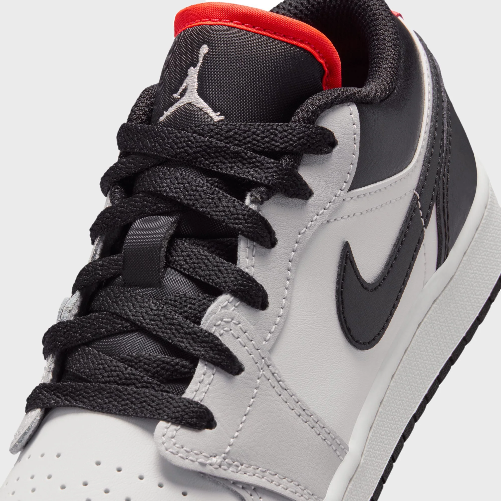 Jordan GS Air Jordan 1 Low - Black / Summit White / Infrared 23 - Image 7