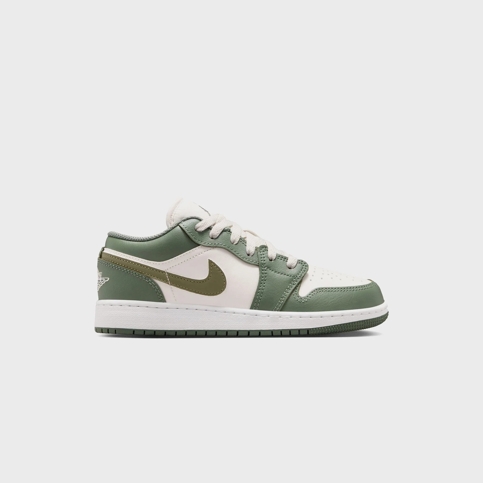 Nike GS Air Jordan 1 Low - Vintage Lichen / Med Olive / Vintage Lichen / Summit White