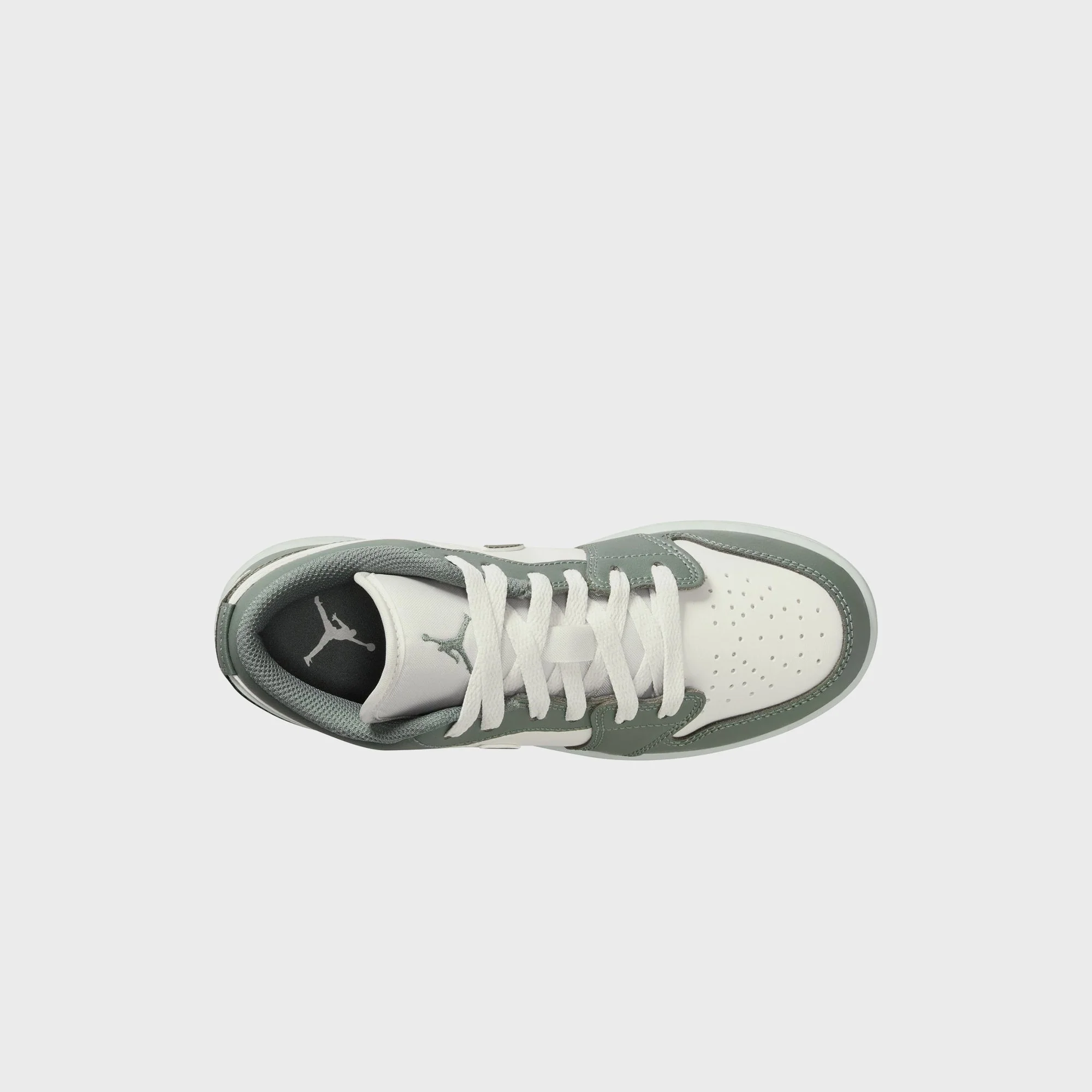 Nike GS Air Jordan 1 Low - Vintage Lichen / Med Olive / Vintage Lichen / Summit White - Image 5