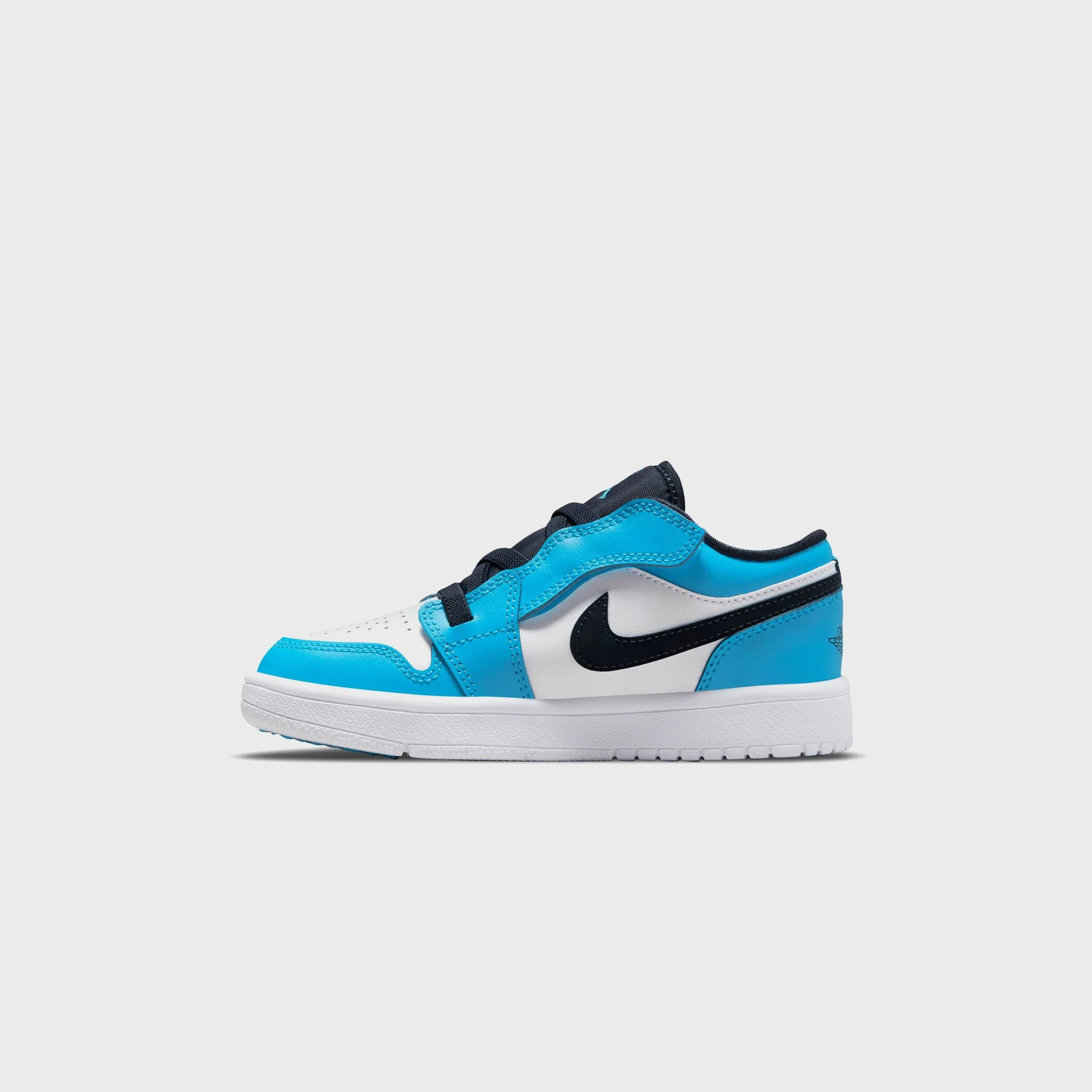 Nike PS Jordan 1 Low Alt - White / Obsidian / Dark Powder Blue - Image 5