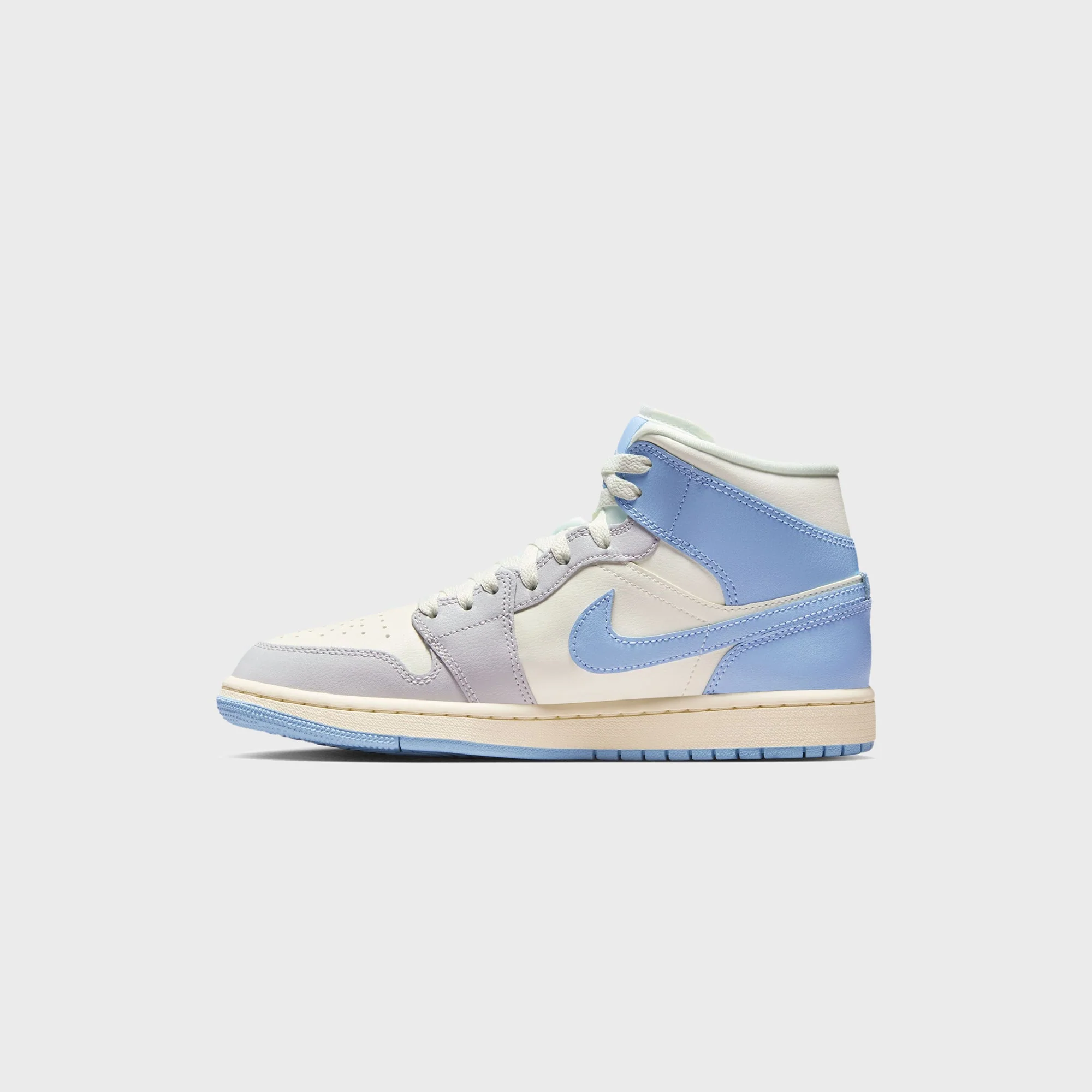 Nike WMNS Air Jordan 1 Mid - Psychic Blue / Sail / Coconut Milk / Neutral Grey - Image 5