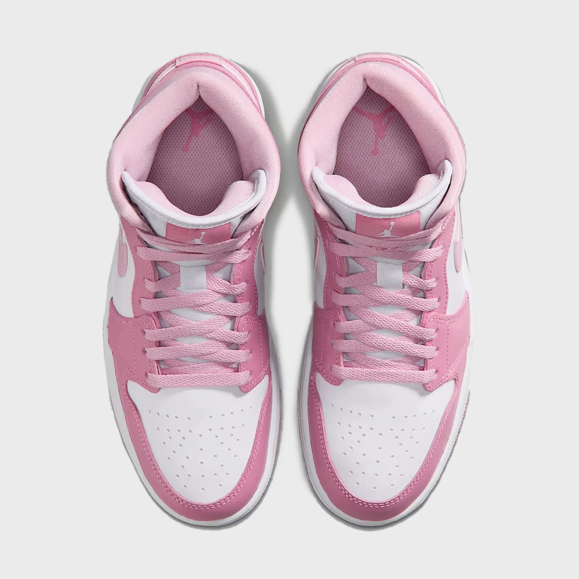 Jordan WMNS Air Jordan 1 Mid - Elemental Pink / Iced Carmine / Coconut Milk / Sail - Image 3