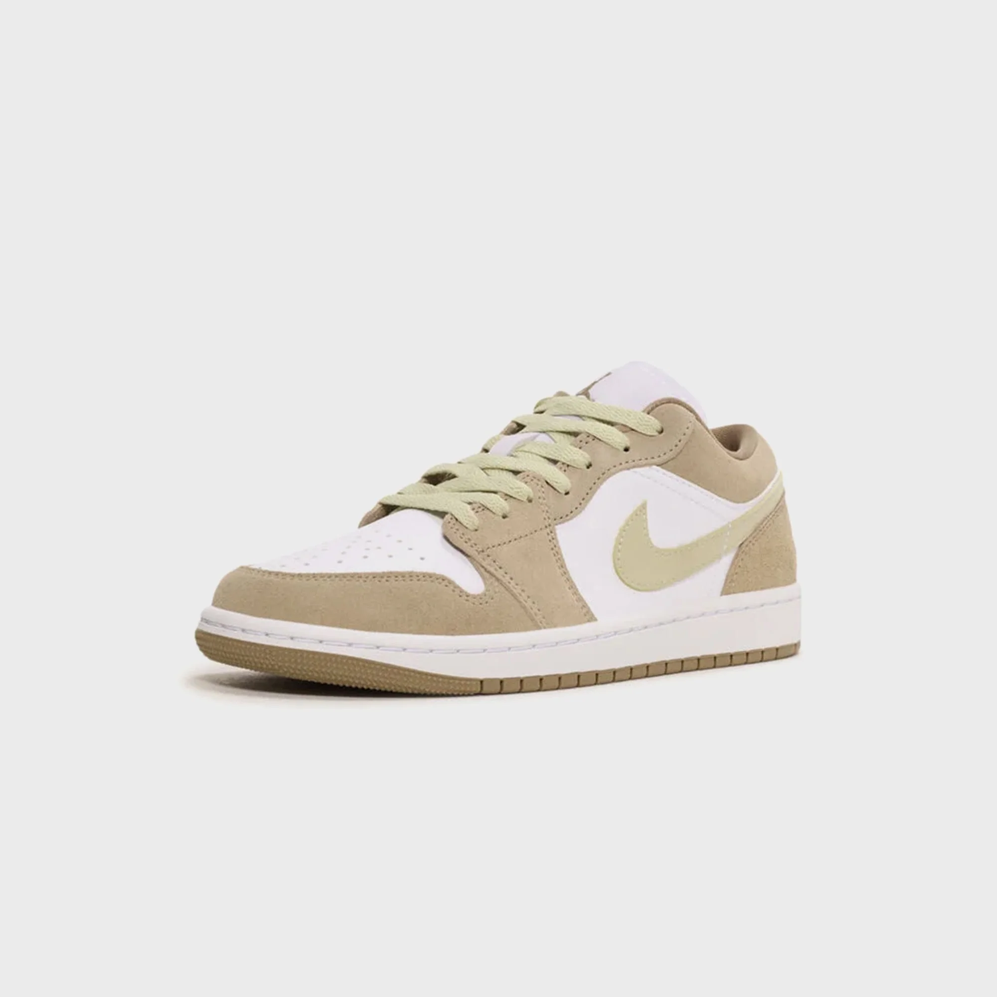 Jordan WMNS Air Jordan 1 Low - Khaki / Olive Aura / Sail / White - Image 2
