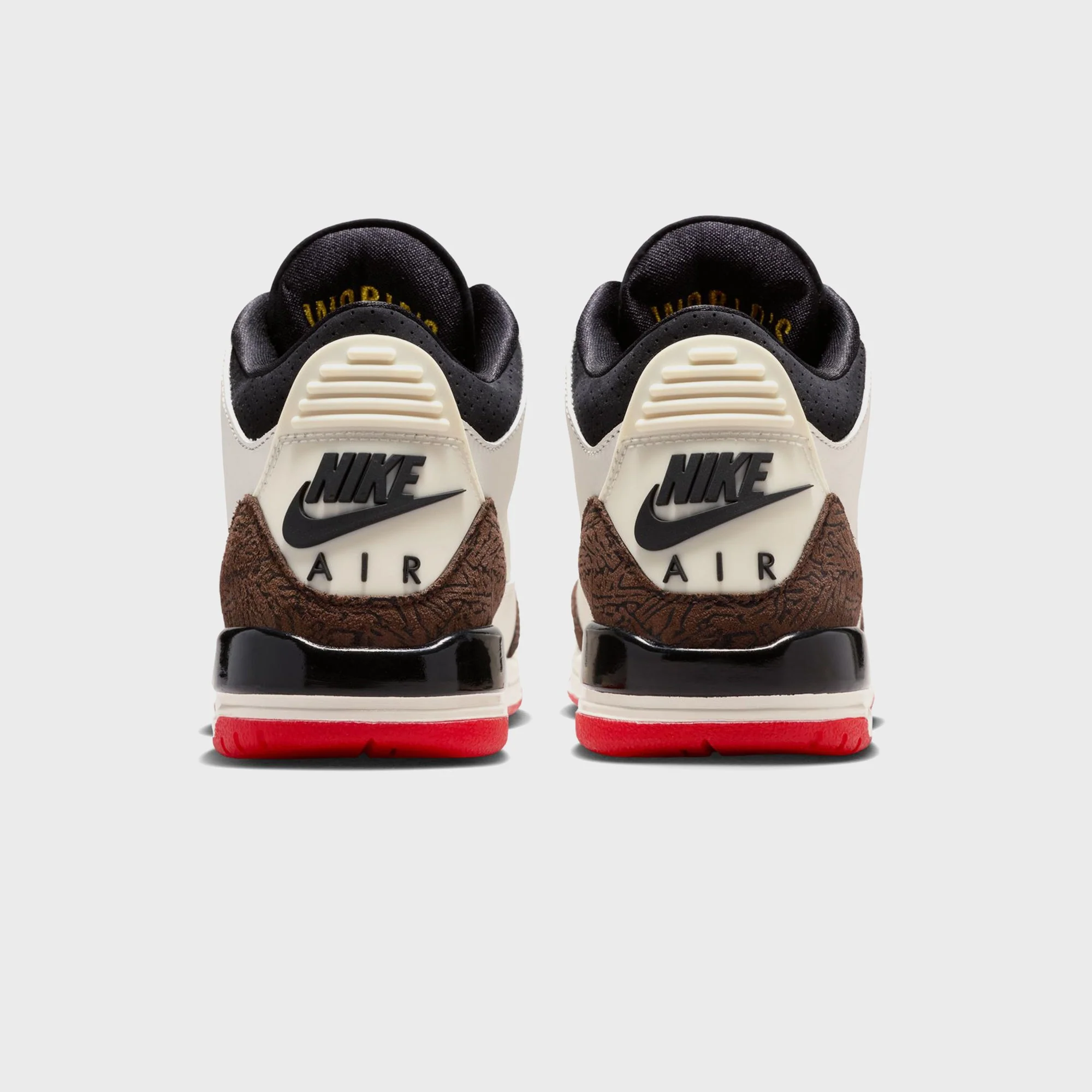 Jordan GS Air Jordan 3 - Sail / University Red / Pale Ivory / Black - Image 3