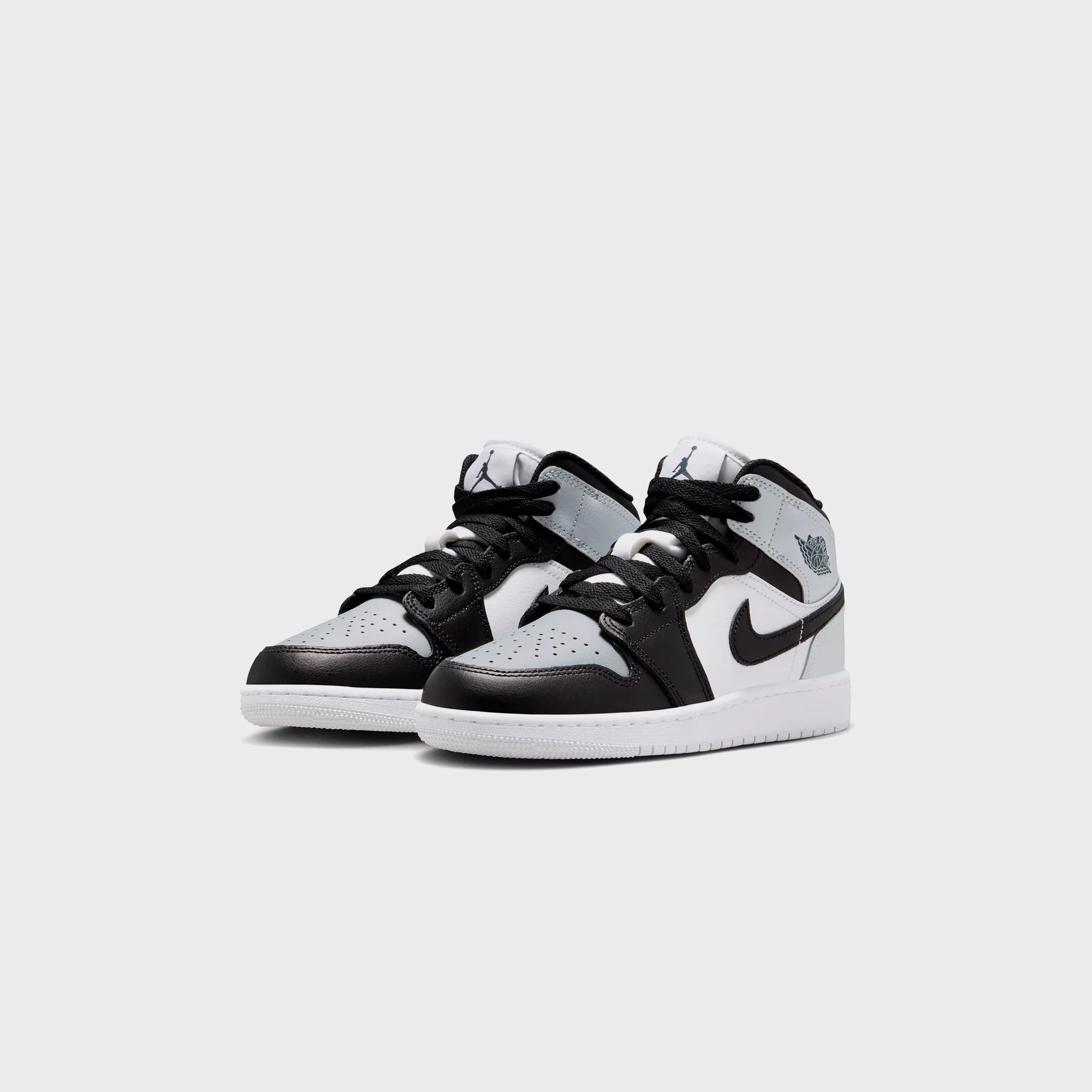 Jordan GS Air Jordan 1 Mid - Black / Aura / Squadron Blue - Image 2