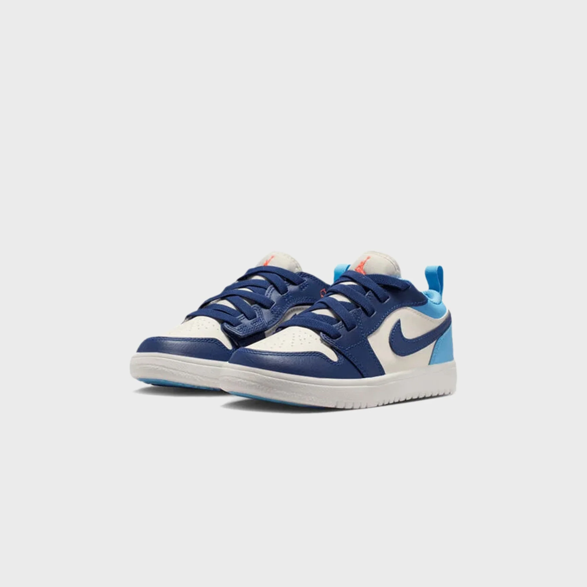 Jordan PS Air Jordan 1 Low - Sail / Blue Void / Blue Chill / Hot Lava - Image 2
