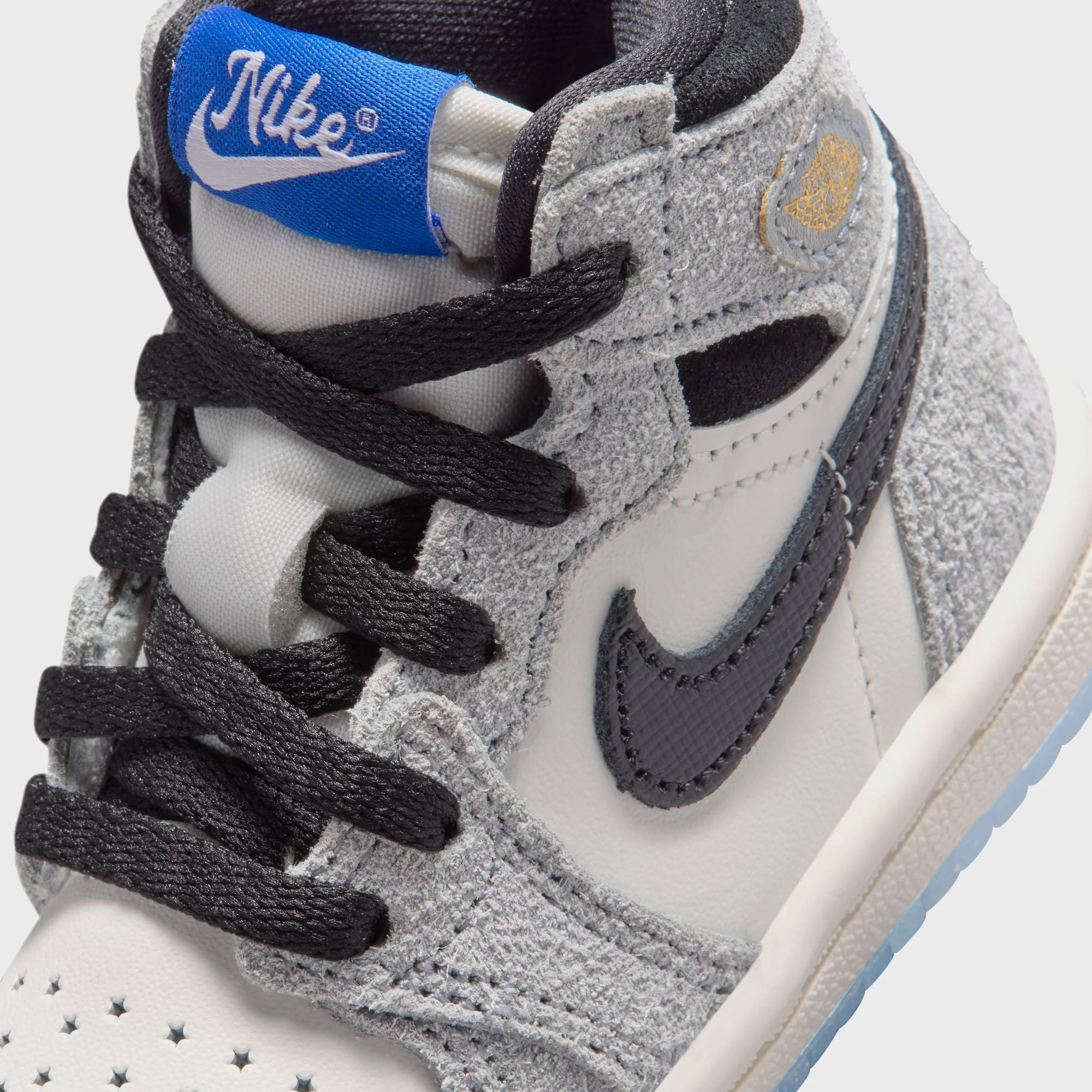 Jordan TD Air Jordan 1 Retro High OG - Cool Grey / Black / Sail / Game Royal / White - Image 6