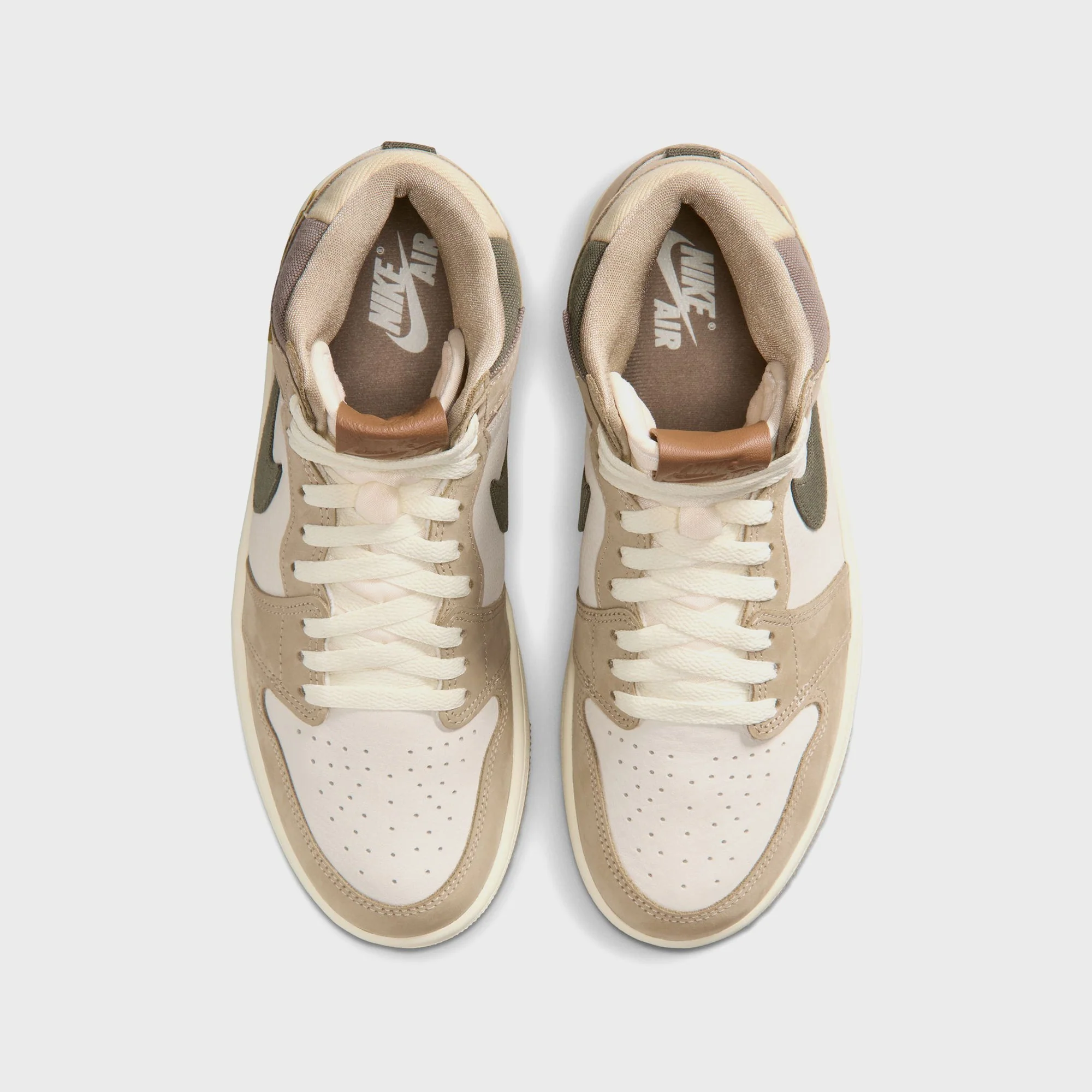 Jordan WMNS Air Jordan 1 High OG - Khaki / Sail / Cargo Khaki - Image 4