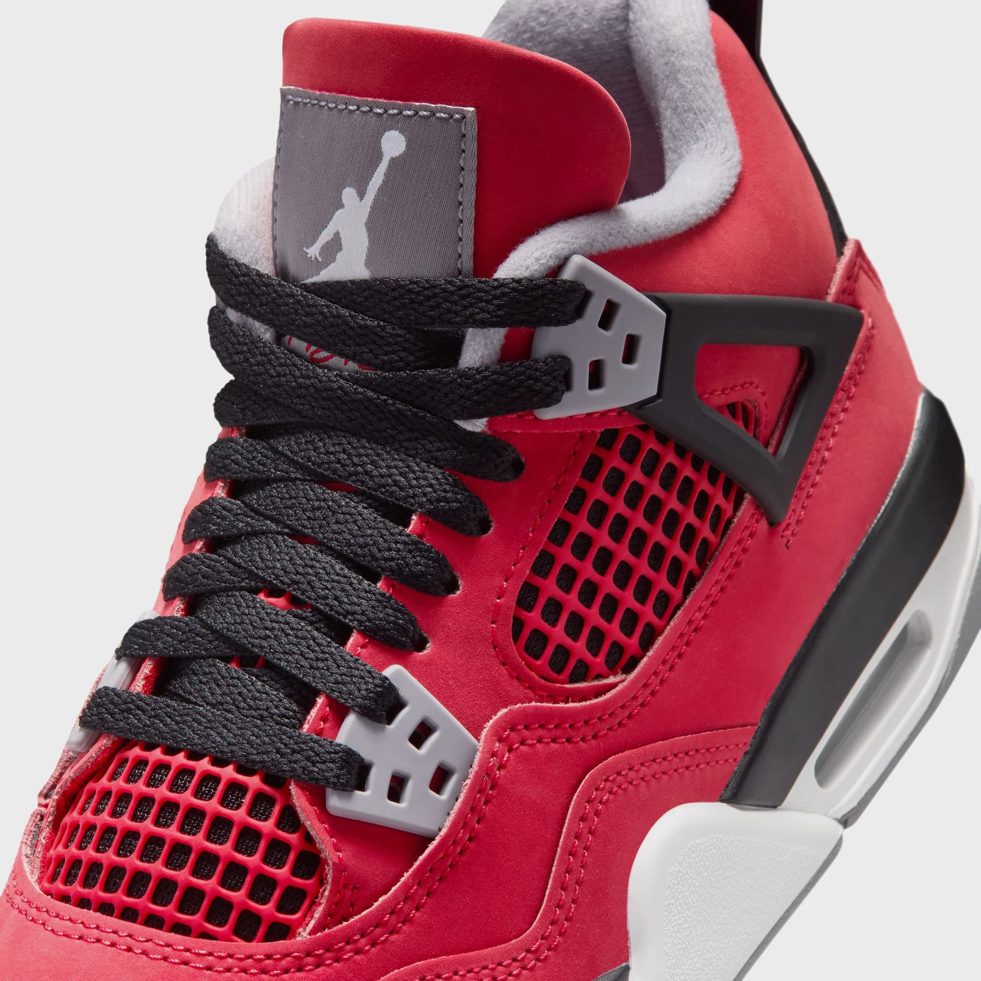 Jordan GS Air Jordan 4 - Fire Red / White / Black / Cement Grey - Image 6