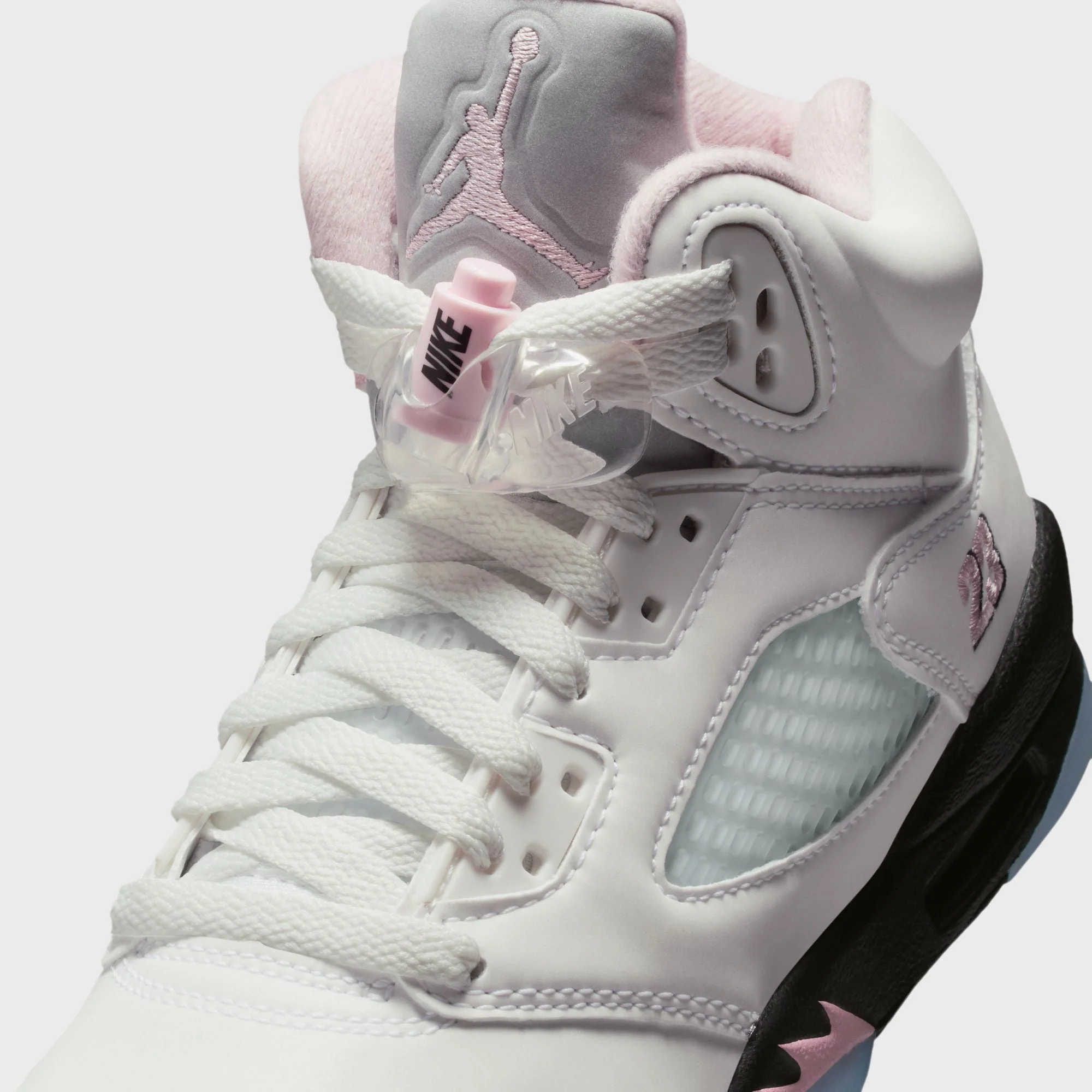 Jordan GS Air Jordan 5 Retro OG - White / Medium Soft Pink / Black - Image 6