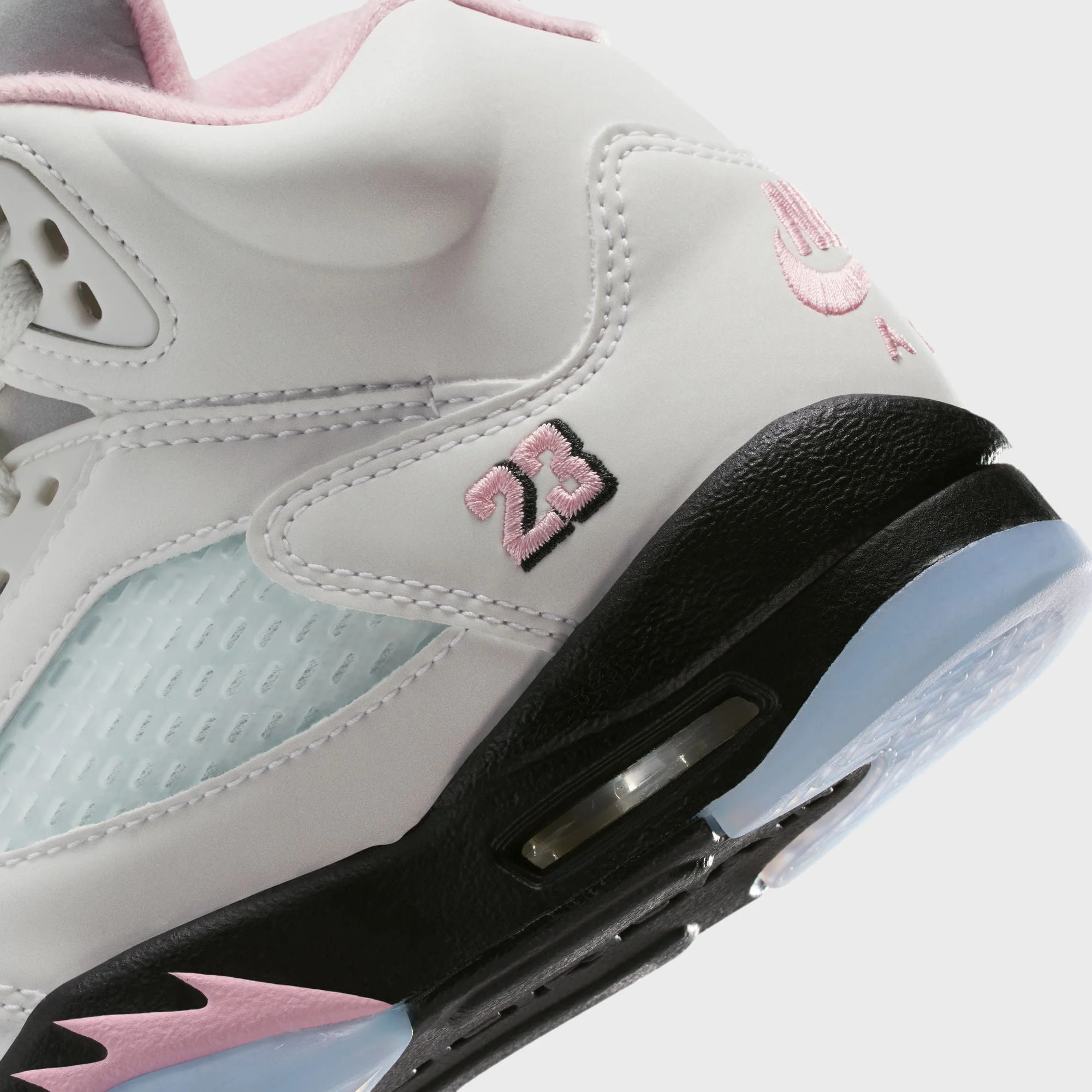 Jordan GS Air Jordan 5 Retro OG - White / Medium Soft Pink / Black - Image 7