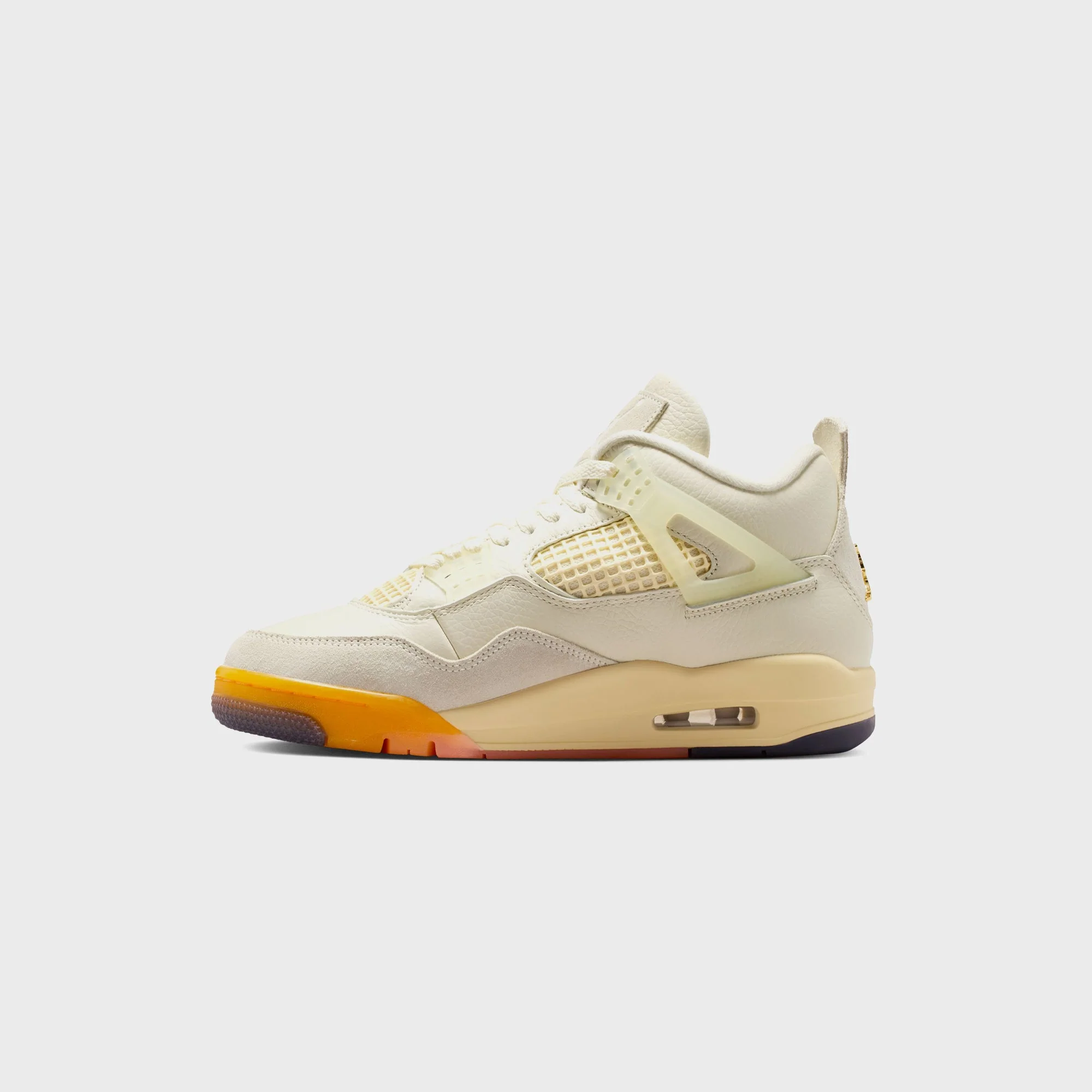 Jordan WMNS Air Jordan 4 - Retro Coconut Milk / Metallic Gold / Muslin / Bright Mango / Sundial / Black - Image 3