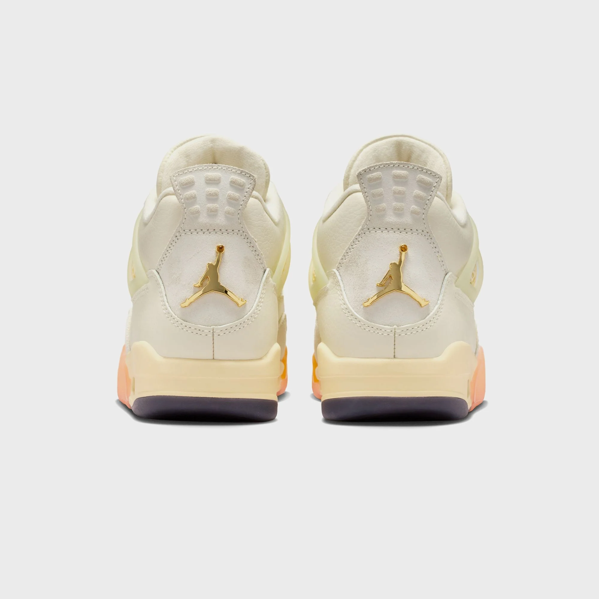 Jordan WMNS Air Jordan 4 - Retro Coconut Milk / Metallic Gold / Muslin / Bright Mango / Sundial / Black - Image 5