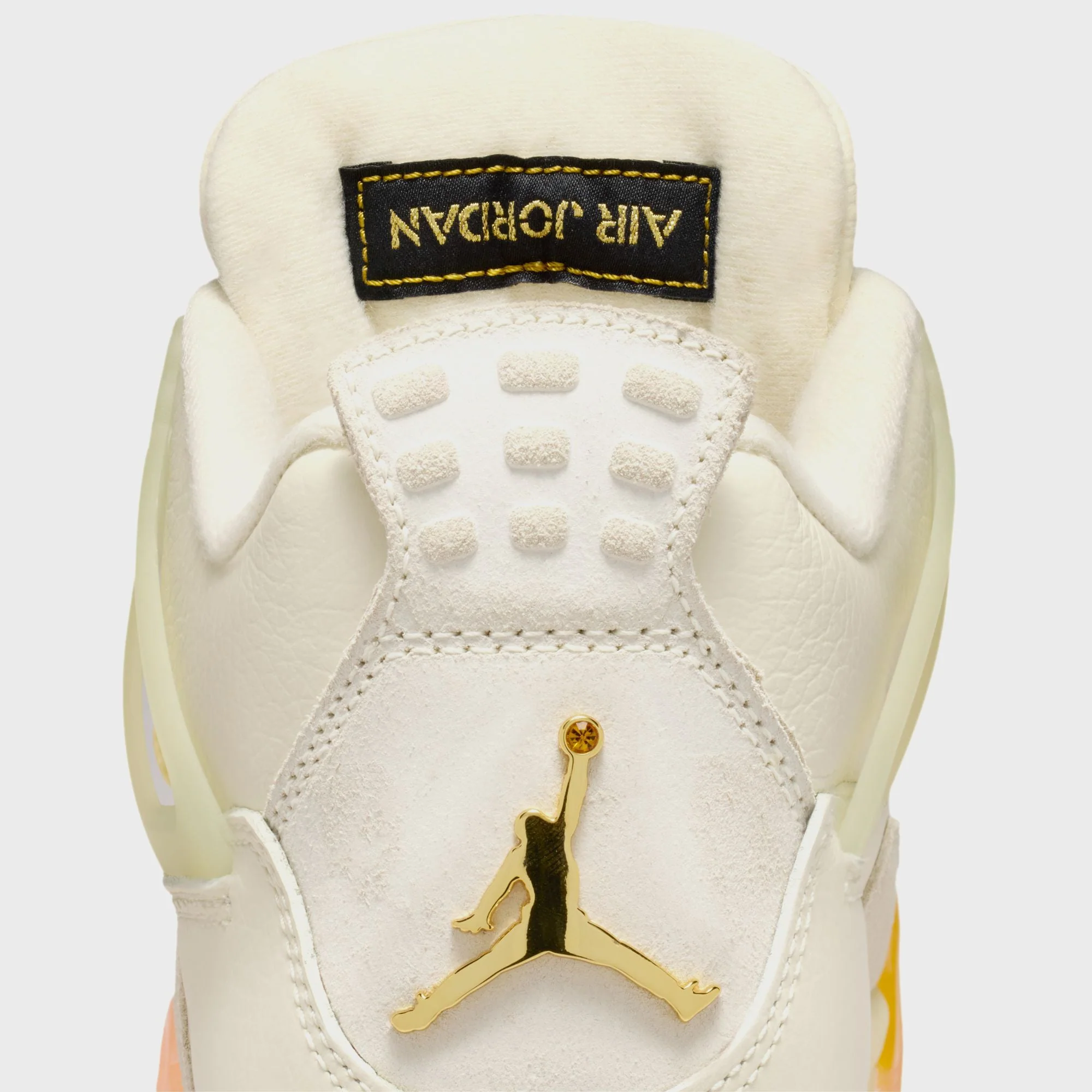 Jordan WMNS Air Jordan 4 - Retro Coconut Milk / Metallic Gold / Muslin / Bright Mango / Sundial / Black - Image 9