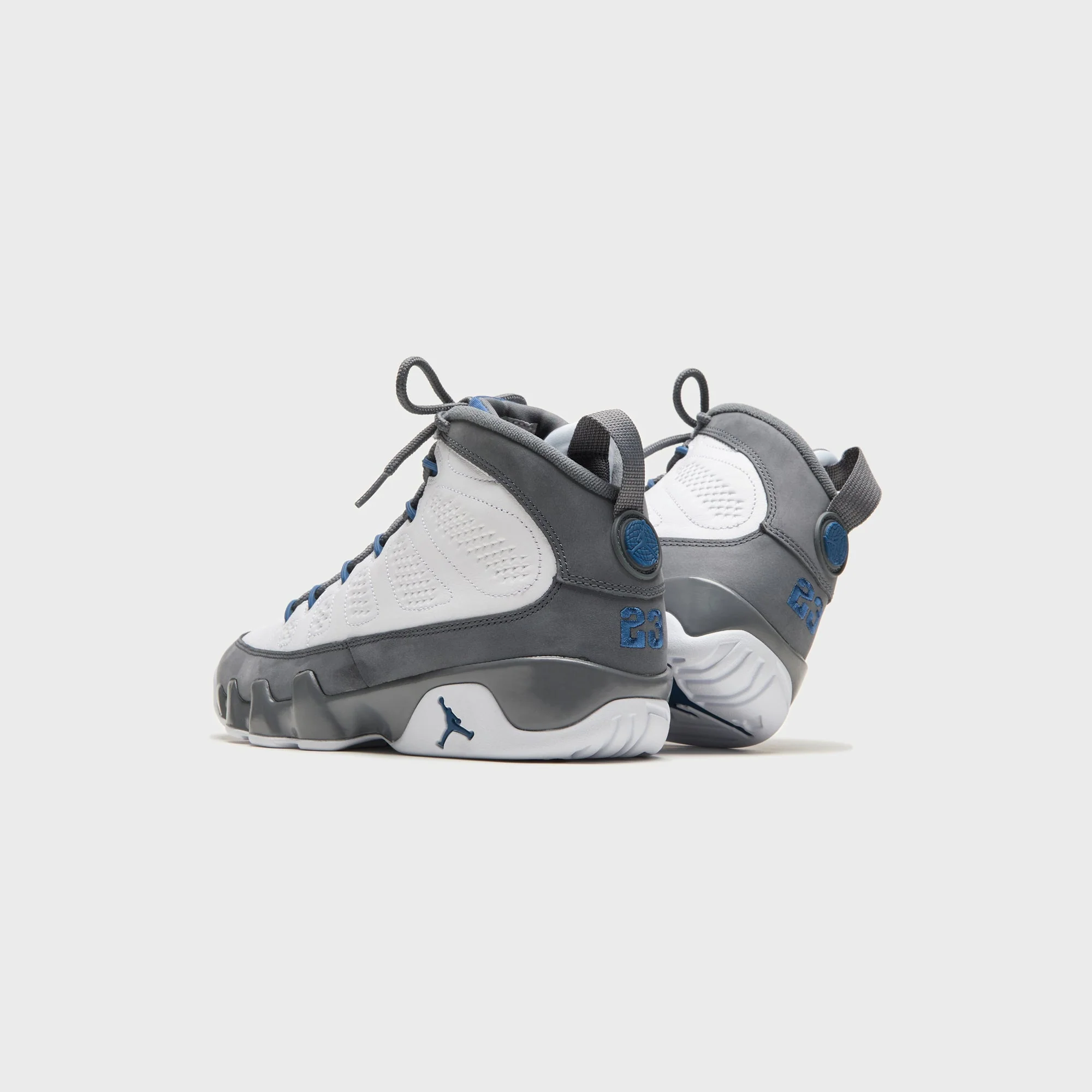 Jordan Air Jordan 9 Retro - White / Flint Grey / French Blue - Image 4