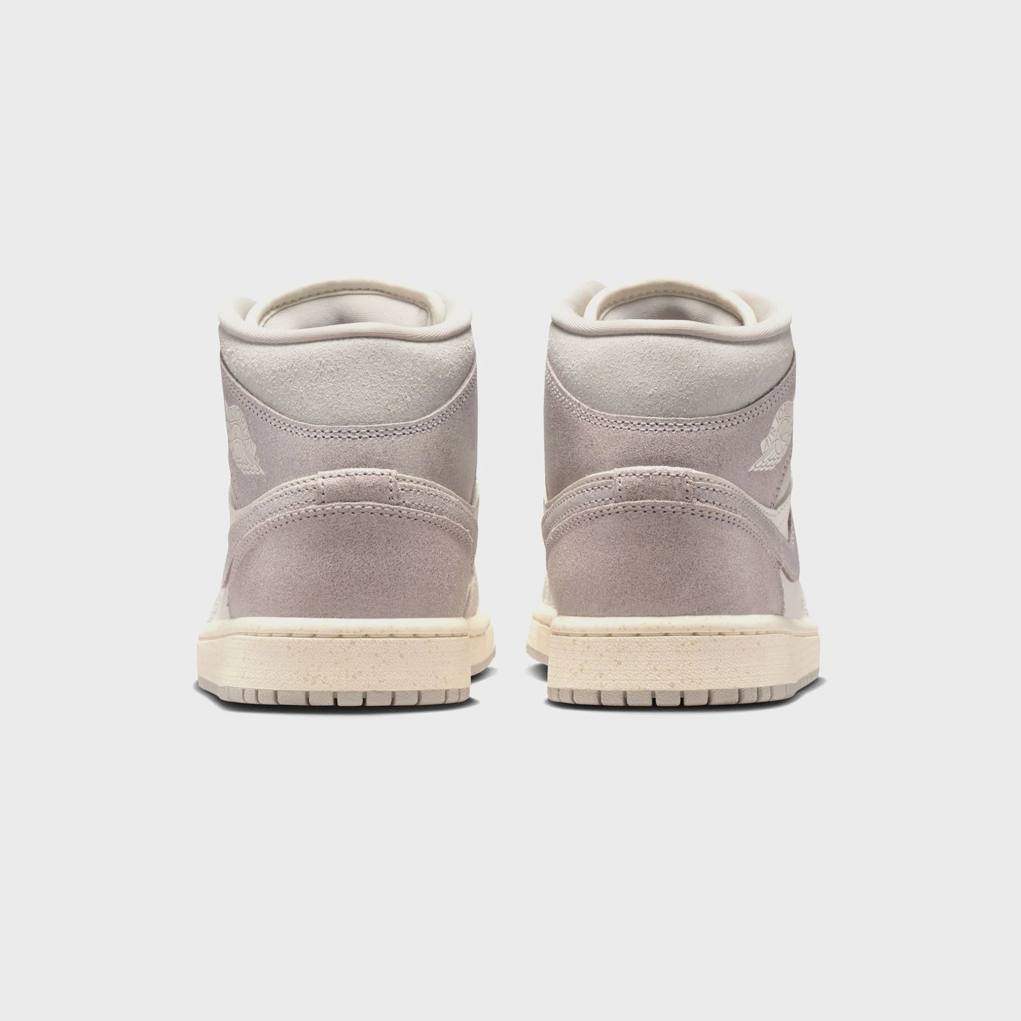 Nike WMNS Air Jordan 1 Mid SE - Light Iron Ore / Pale Ivory / Oatmeal / Enigma Stone - Image 6