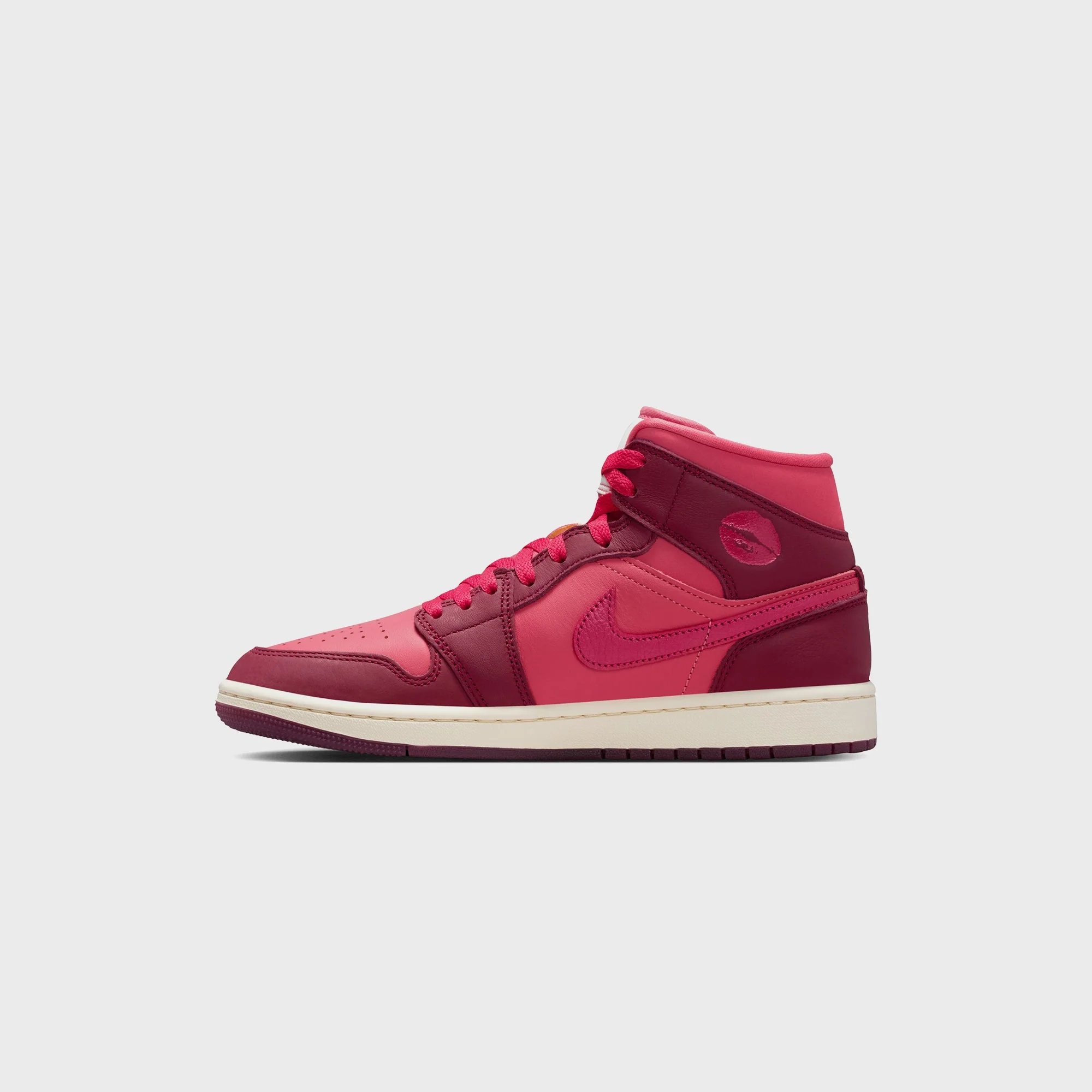 Jordan WMNS Air Jordan 1 Mid SE - Team Red / Sierra Red / Pueblo Red / Pale Ivory - Image 3
