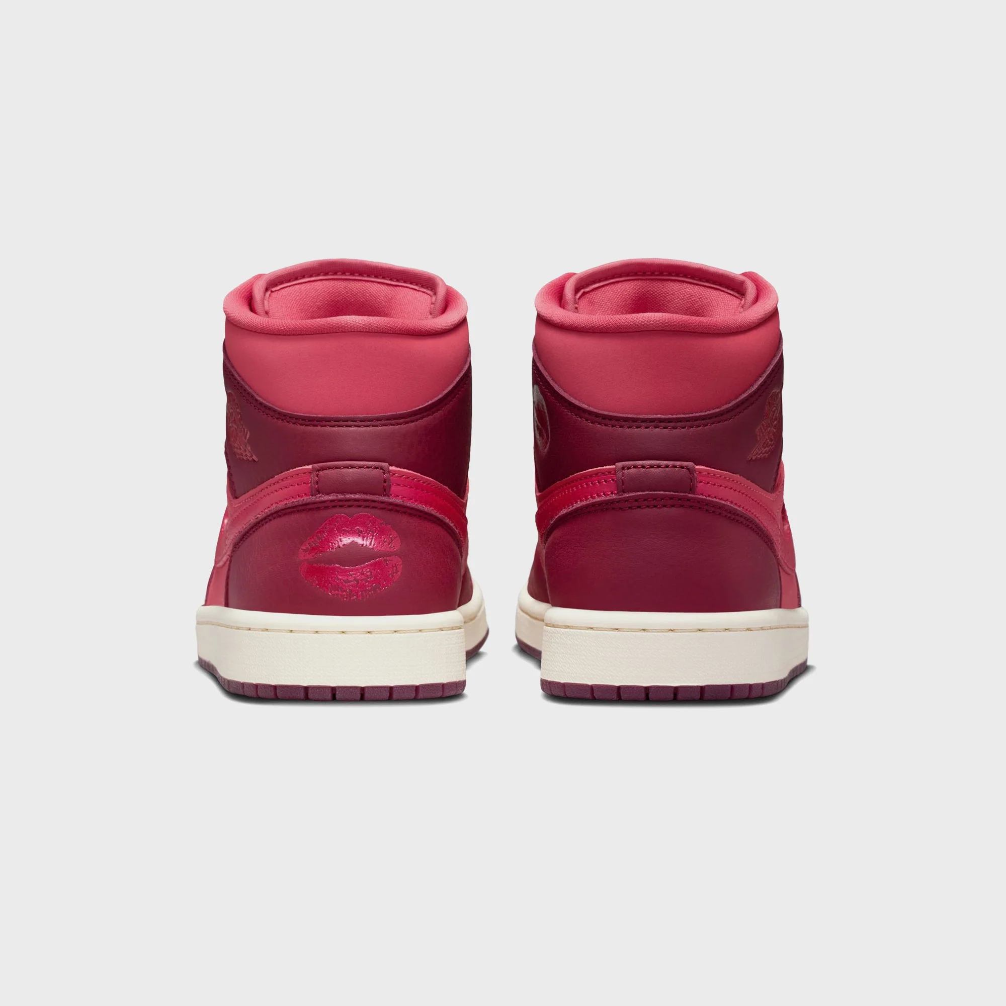 Jordan WMNS Air Jordan 1 Mid SE - Team Red / Sierra Red / Pueblo Red / Pale Ivory - Image 6