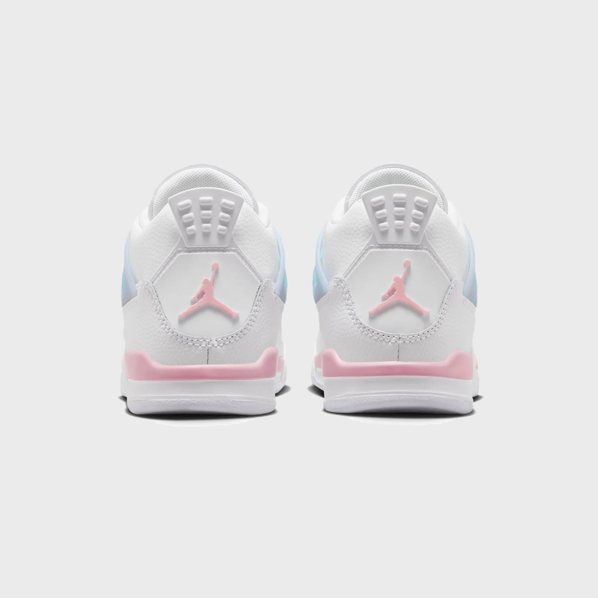 Nike PS Air Jordan 4 Retro - White / Half Blue / Vapor Green / Medium Soft Pink - Image 5