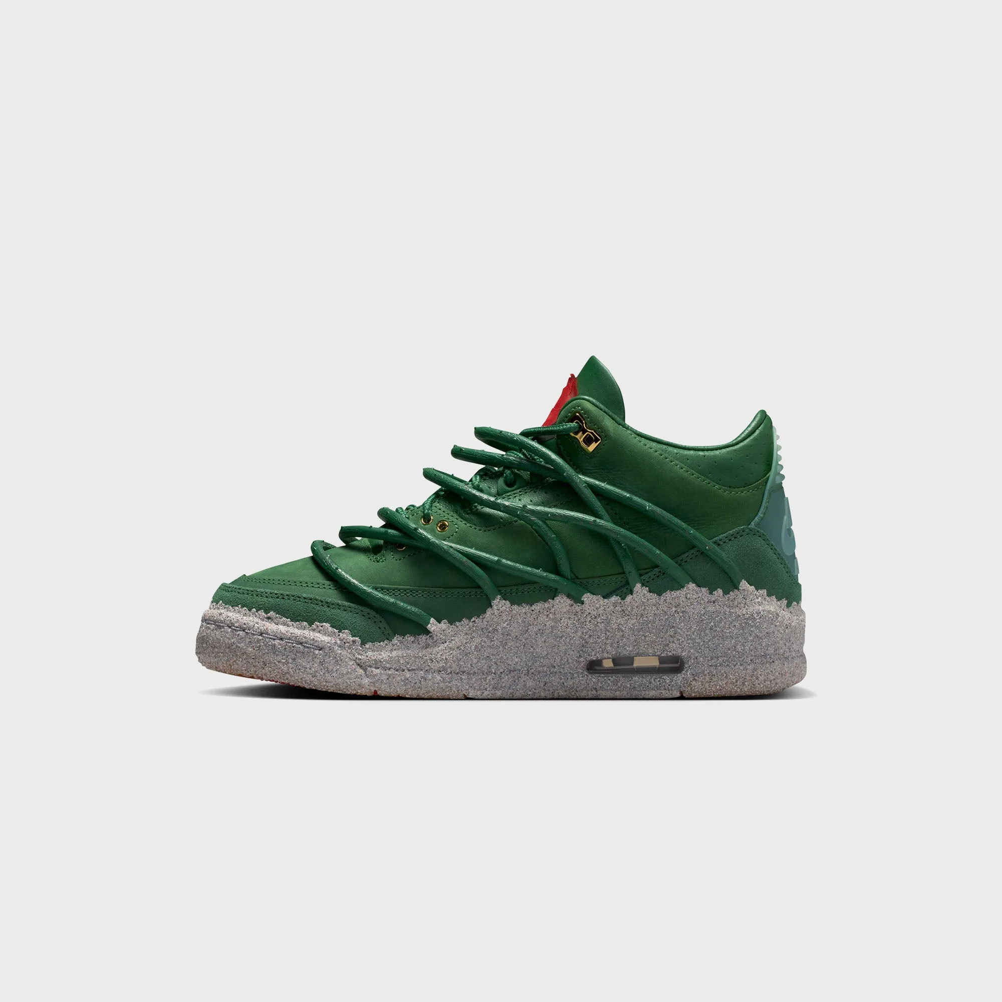 Jordan x Teyana Taylor WMNS Air Jordan 3 - Fir / Fire Red / Victory Green / Cement Grey - Image 5