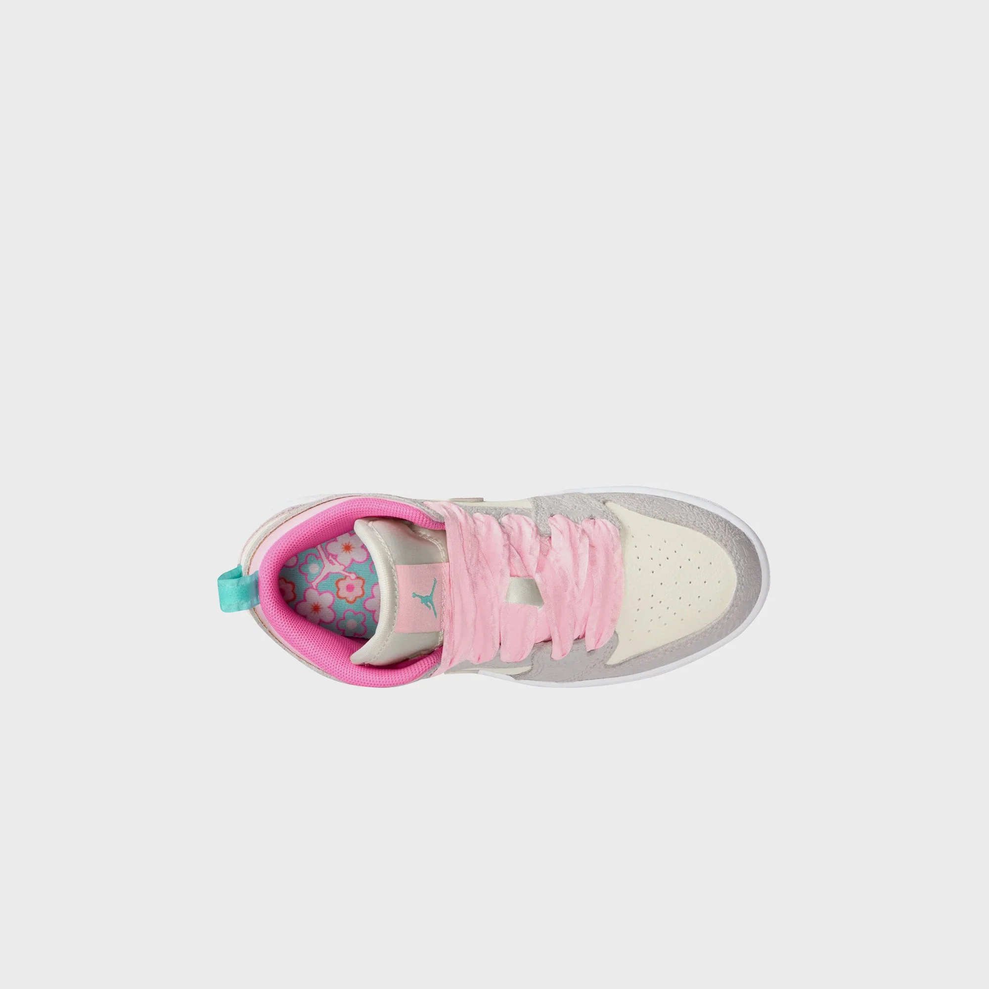 Jordan PS Jordan 1 Mid SE - Vast Grey / Pearl Pink / Pink Bloom / Pink Glow - Image 6