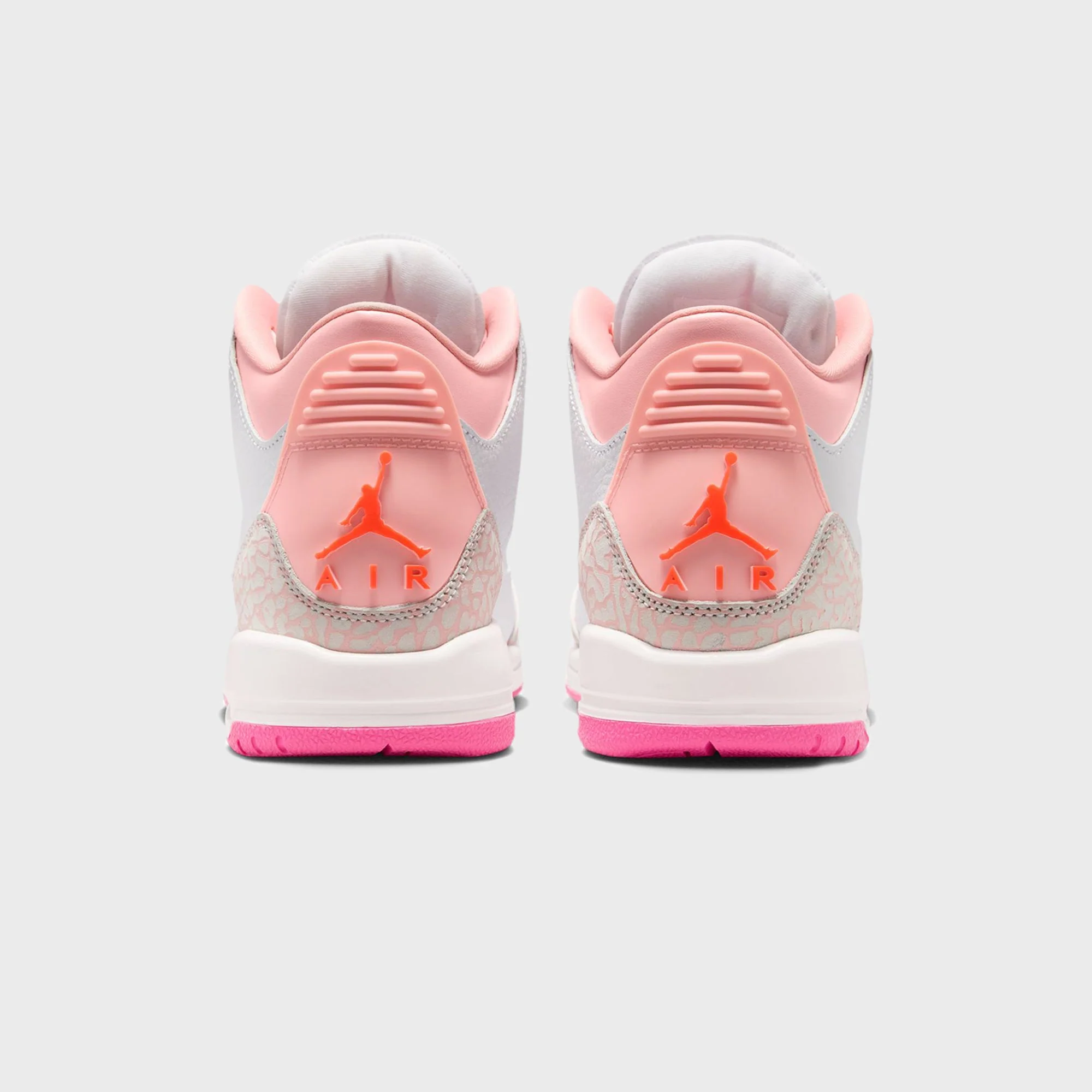 Jordan GS Air Jordan 3 Retro - Pearl Pink / Hyper Orange / Pink Bloom / Pink Glow - Image 3