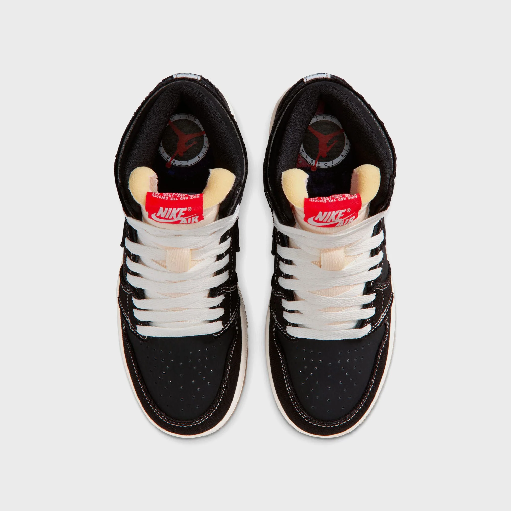 Jordan GS Air Jordan 1 Retro High OG - Black / Sail / Gum / Medium Brown - Image 3