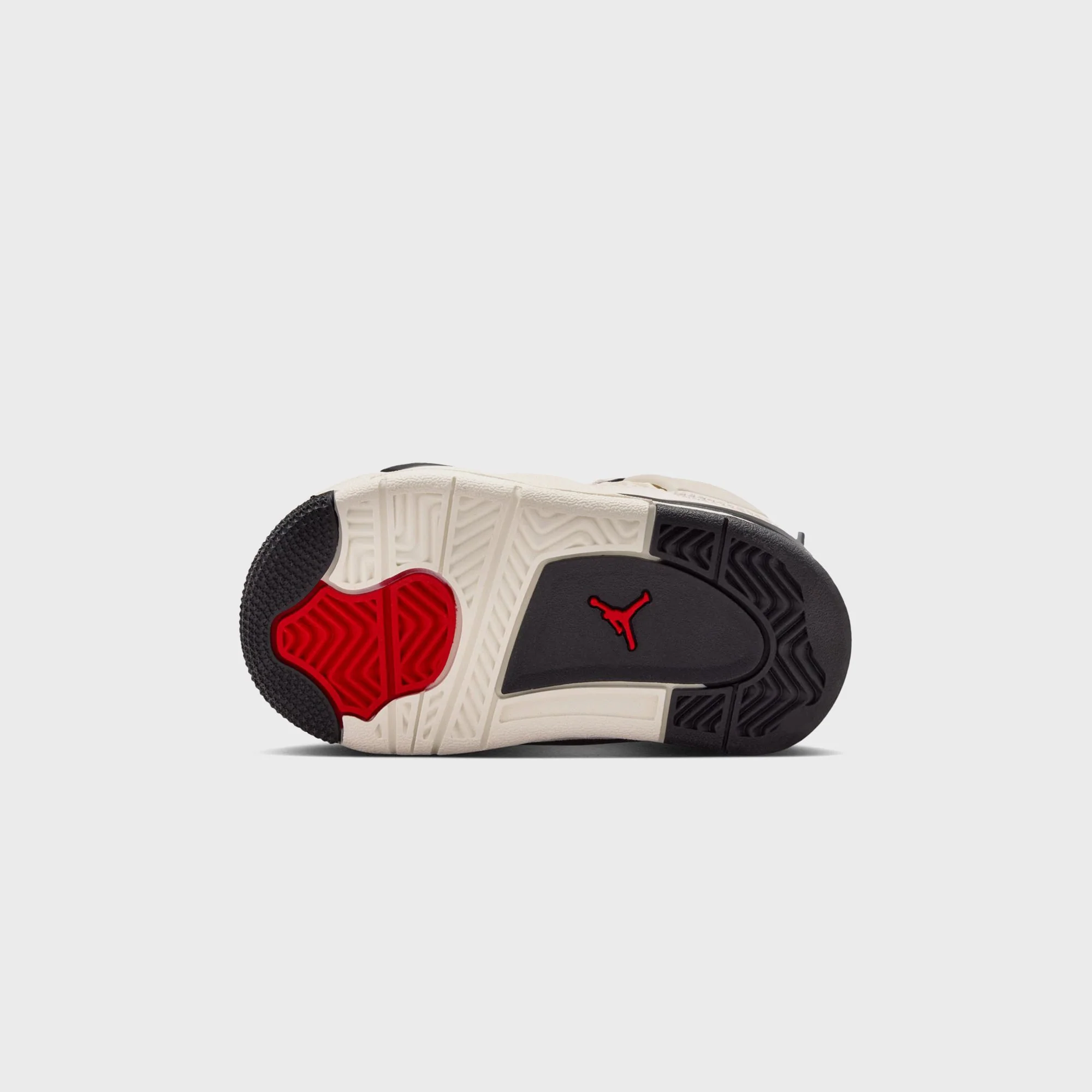 Nike TD Air Jordan 4 Retro OG - Sail / Black / University Red - Image 7