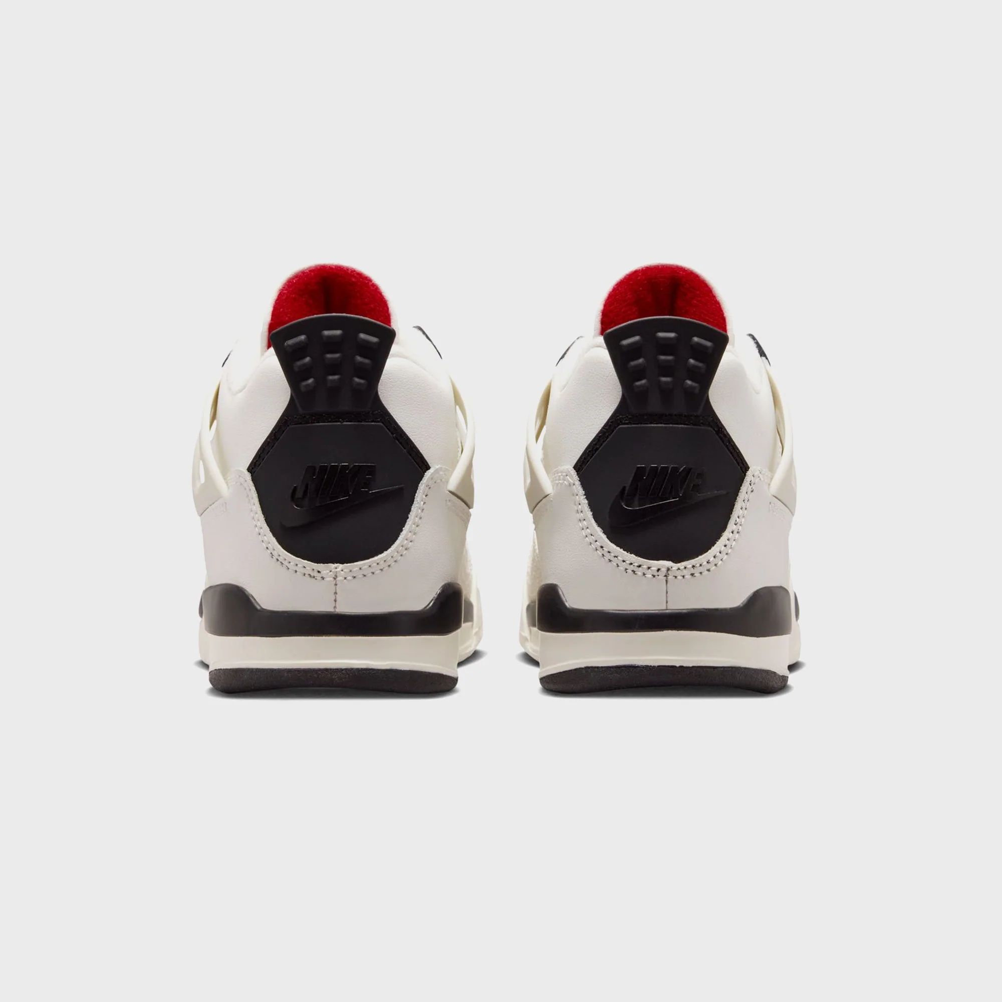 Nike PS Air Jordan 4 Retro OG - Sail / Black / University Red - Image 5