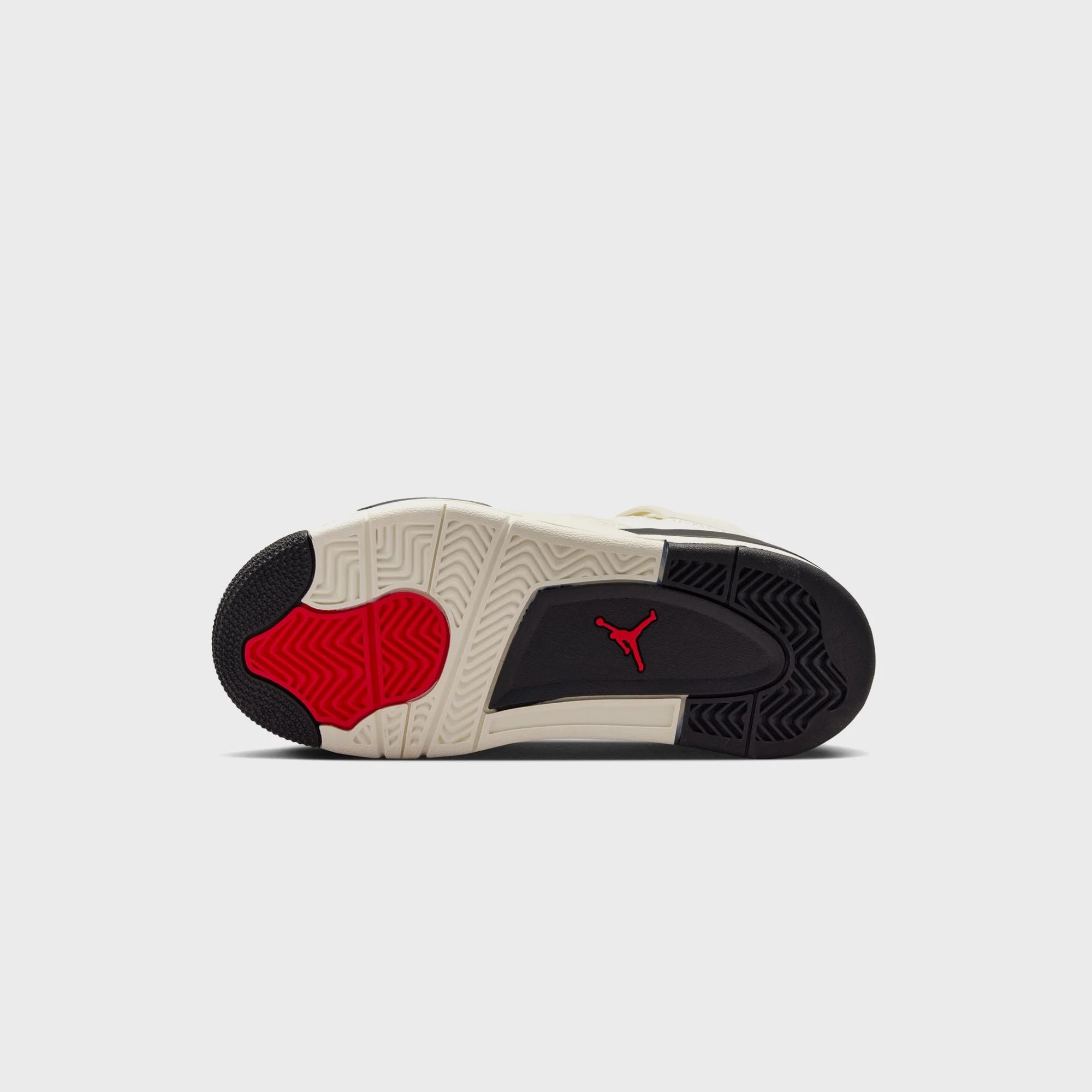 Nike PS Air Jordan 4 Retro OG - Sail / Black / University Red - Image 8
