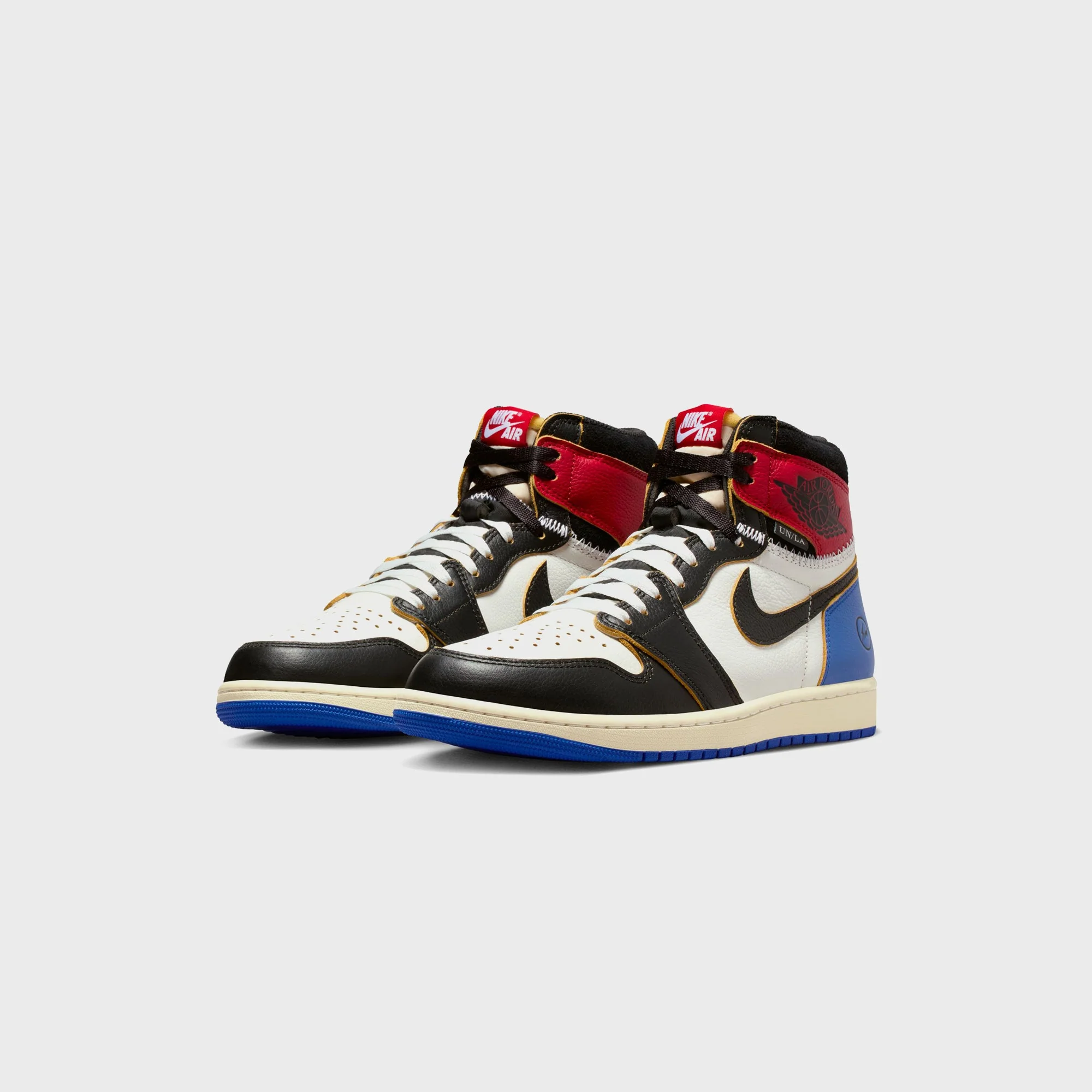 Jordan x Fragment x Union LA Air Jordan 1 Retro High OG - Black / White / Varsity Red / Sport Royal - Image 2