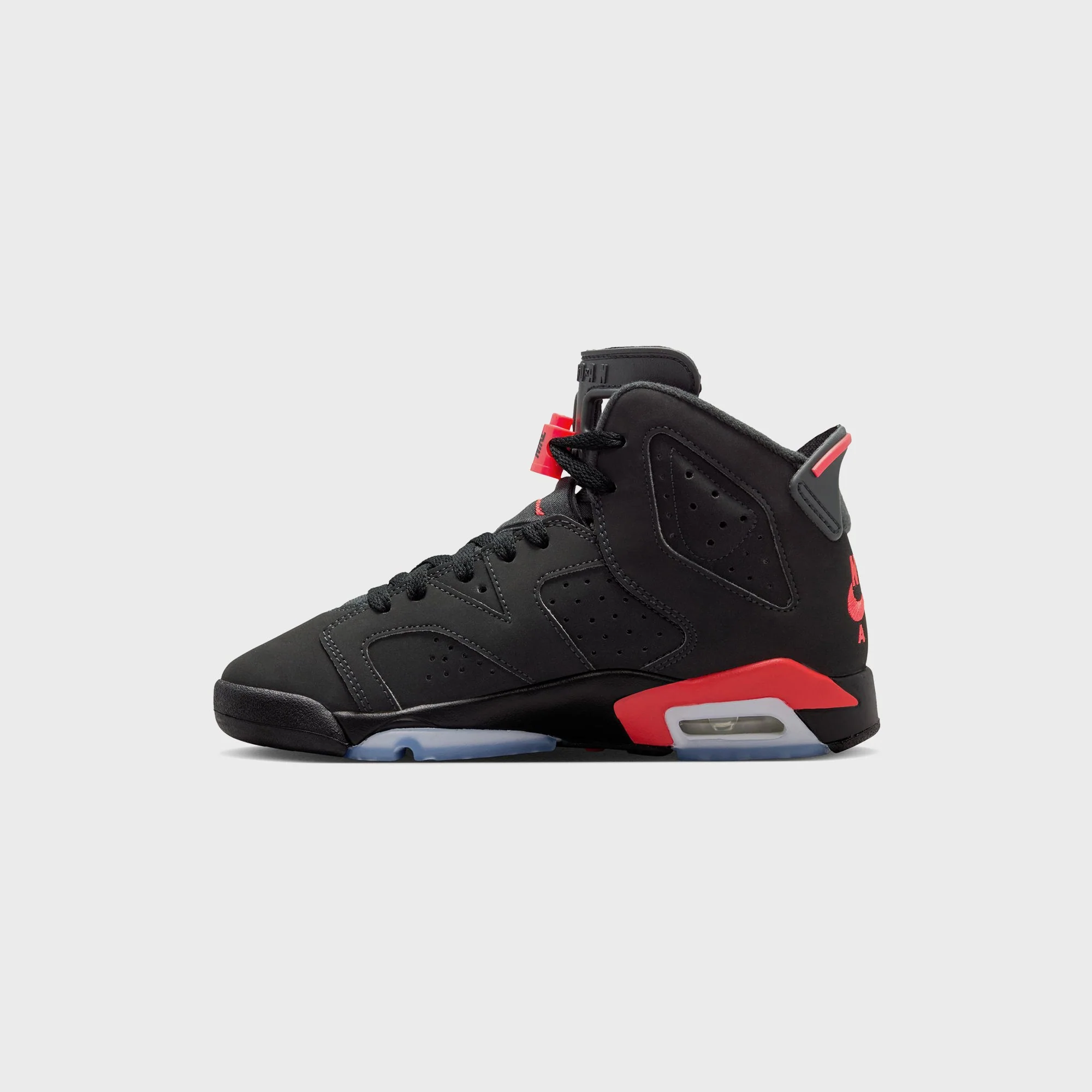 Jordan GS Air Jordan 6 Retro - Black / Light Crimson - Image 3