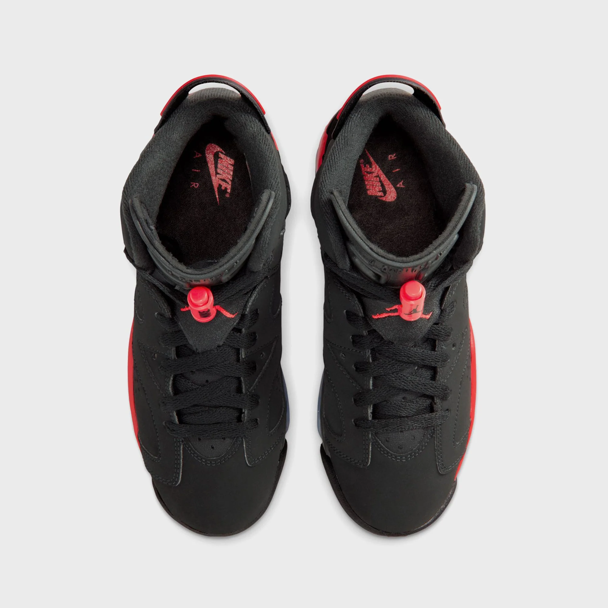 Jordan GS Air Jordan 6 Retro - Black / Light Crimson - Image 4