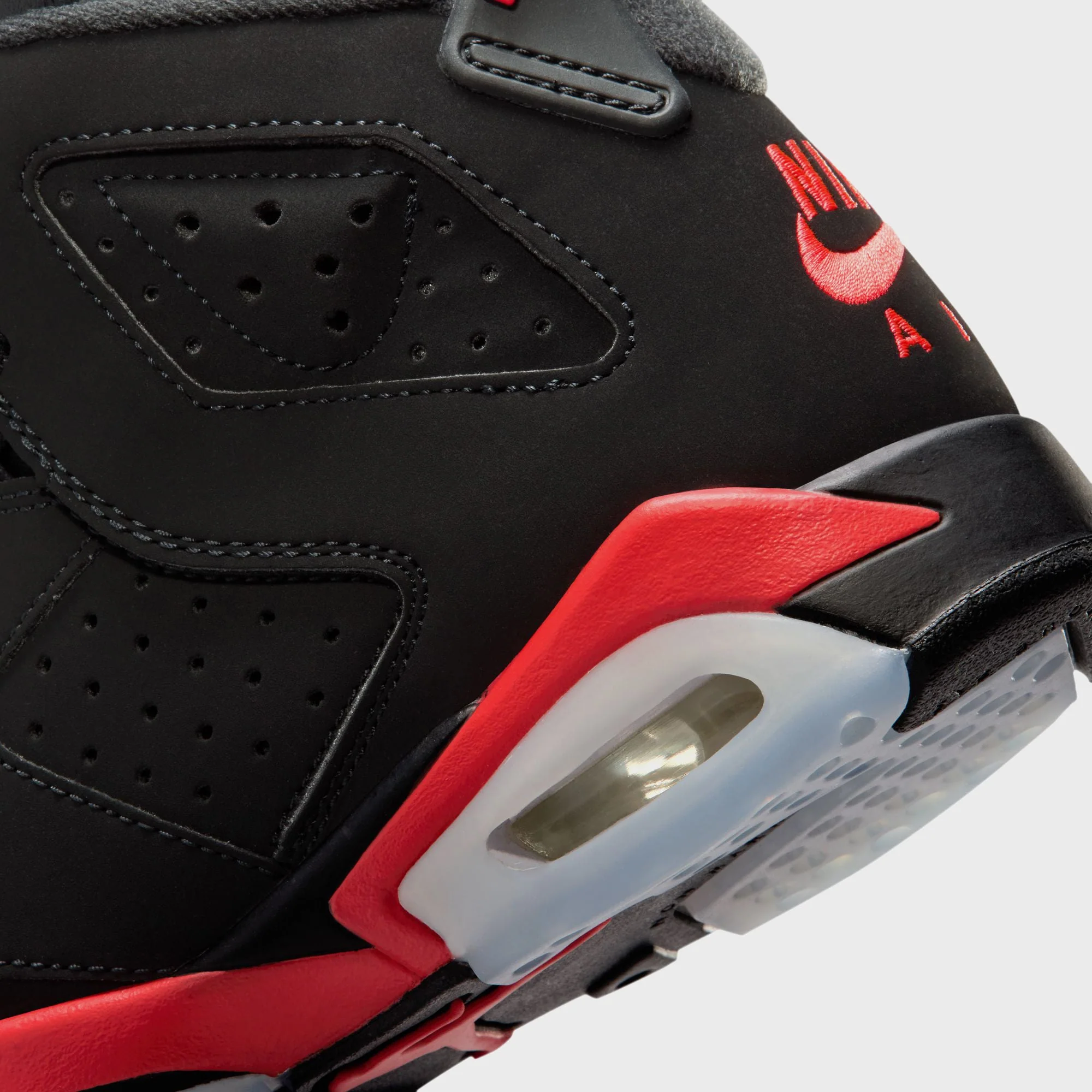Jordan GS Air Jordan 6 Retro - Black / Light Crimson - Image 7