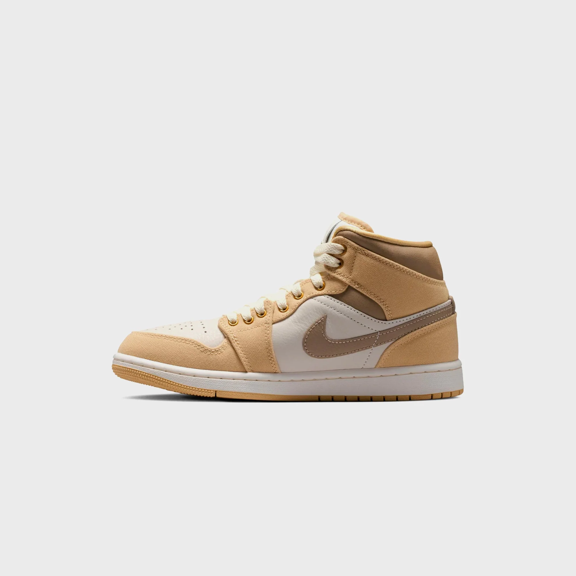Jordan WMNS Air Jordan 1 Mid SE - Sesame / Sail / Coconut Milk / Khaki - Image 3