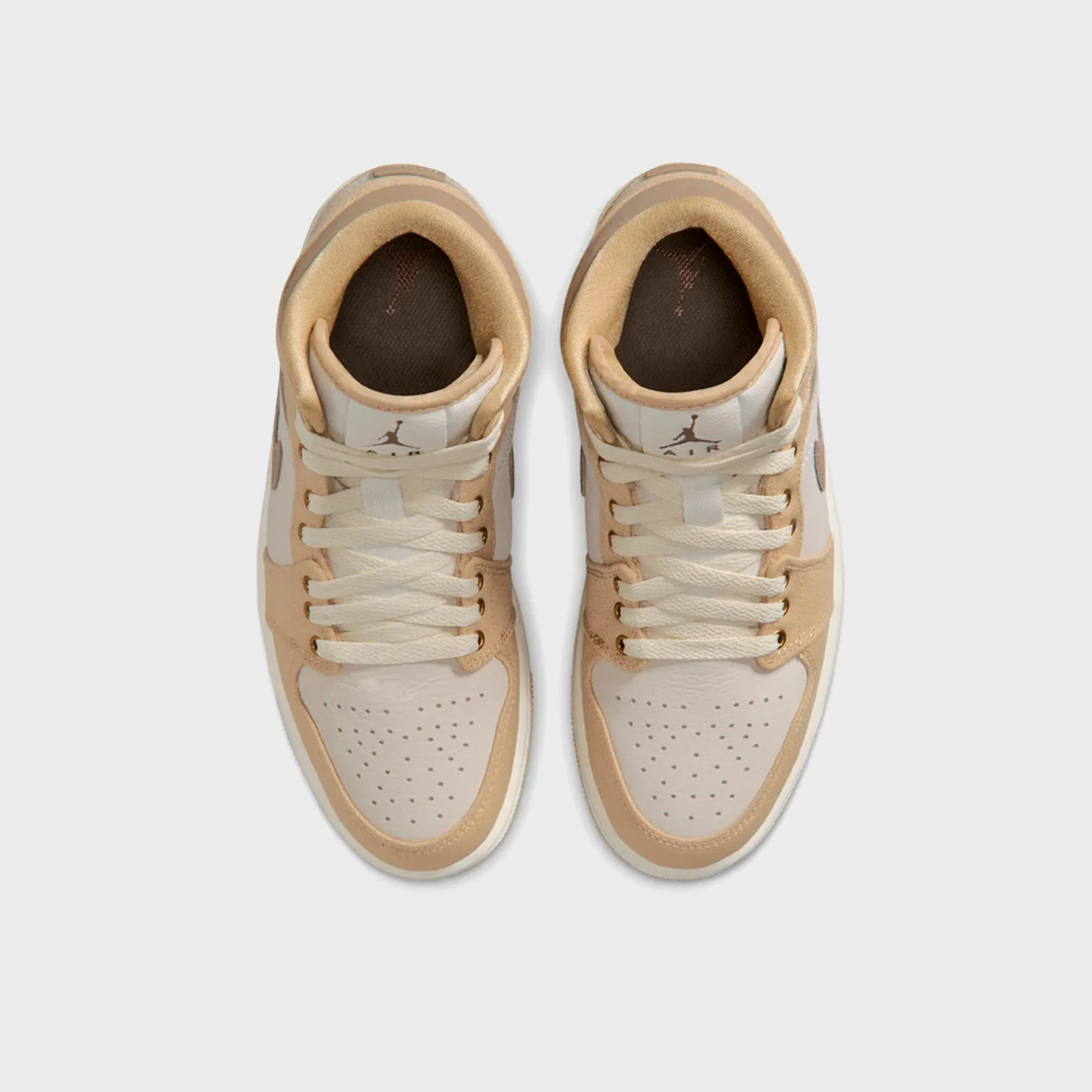 Jordan WMNS Air Jordan 1 Mid SE - Sesame / Sail / Coconut Milk / Khaki - Image 4