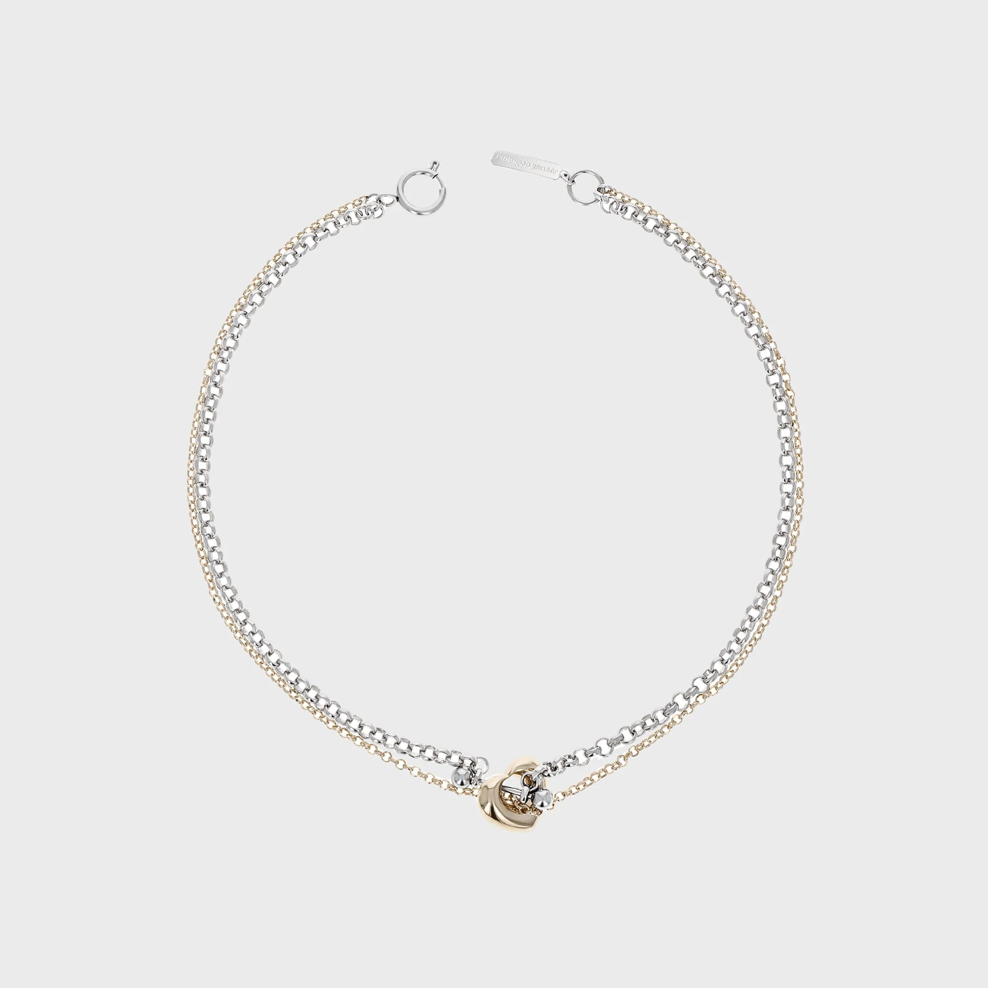 Justine Clenquet Liu Necklace - Gold / Palladium