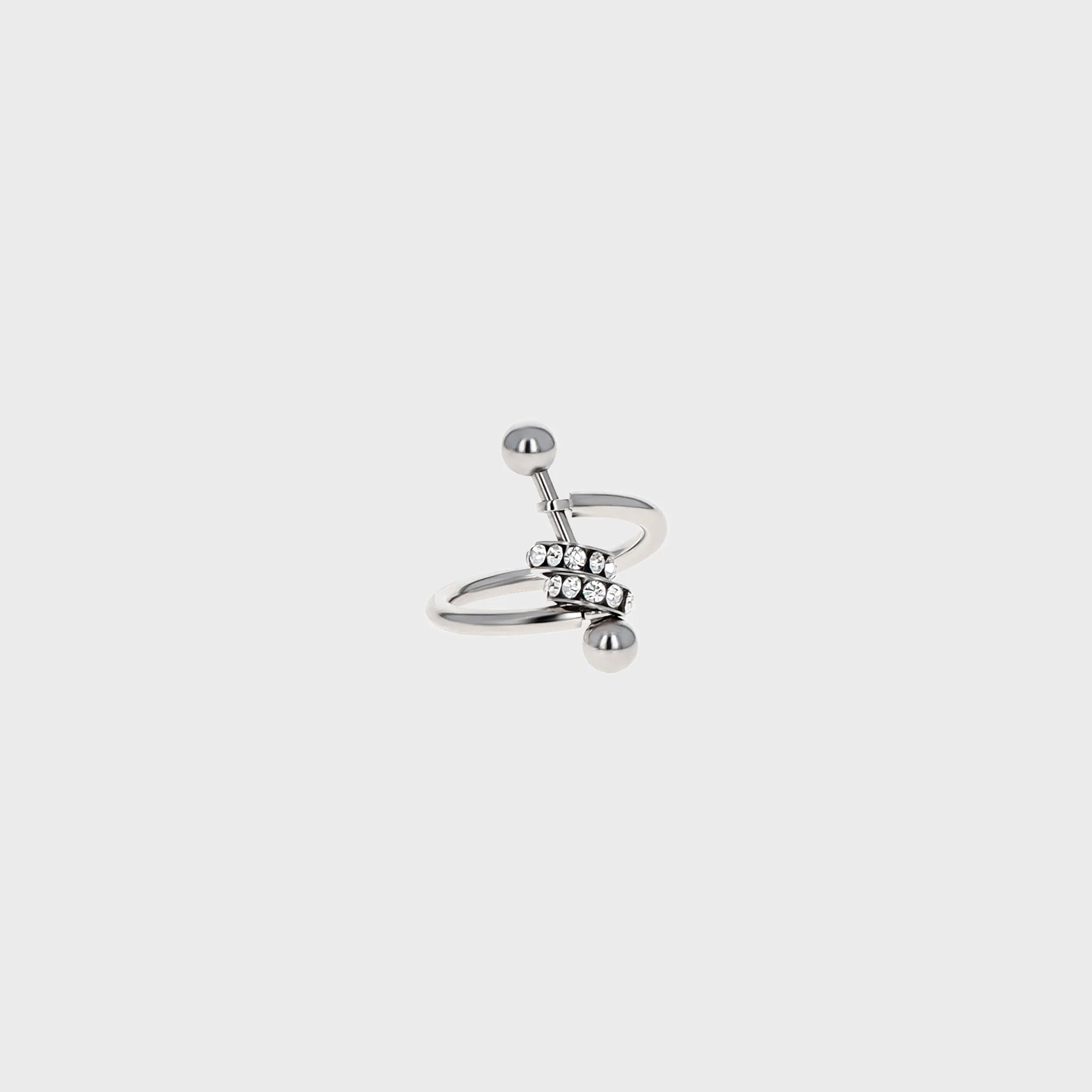 Justine Clenquet Molly Ring - Palladium