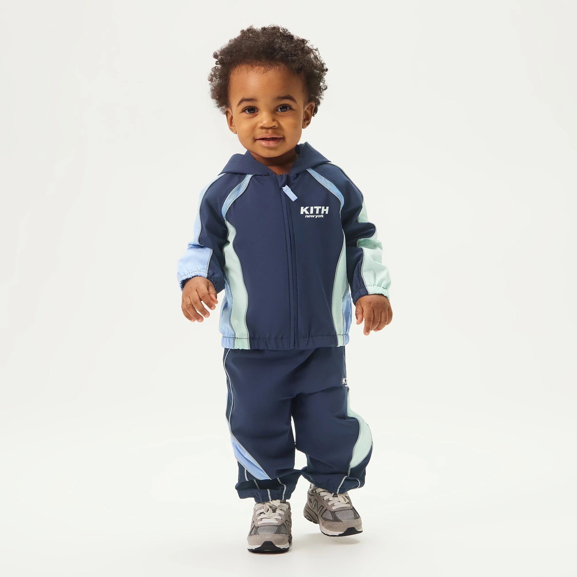 Kith Baby Blocked Hooded Milo Track Jacket - Nocturnal - Image 2