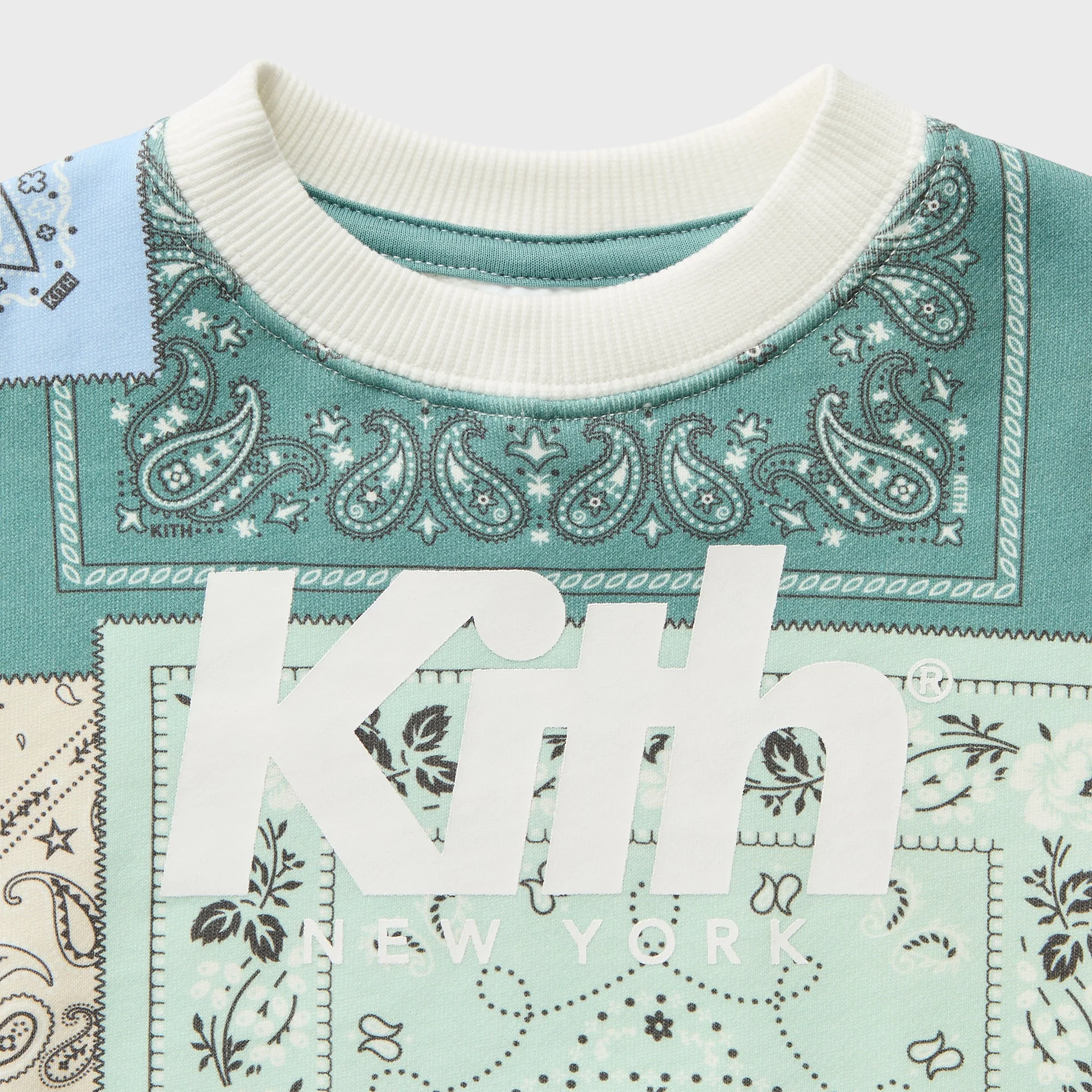 Kith Baby Deconstructed Bandana Nelson Crewneck - Wilde - Image 4
