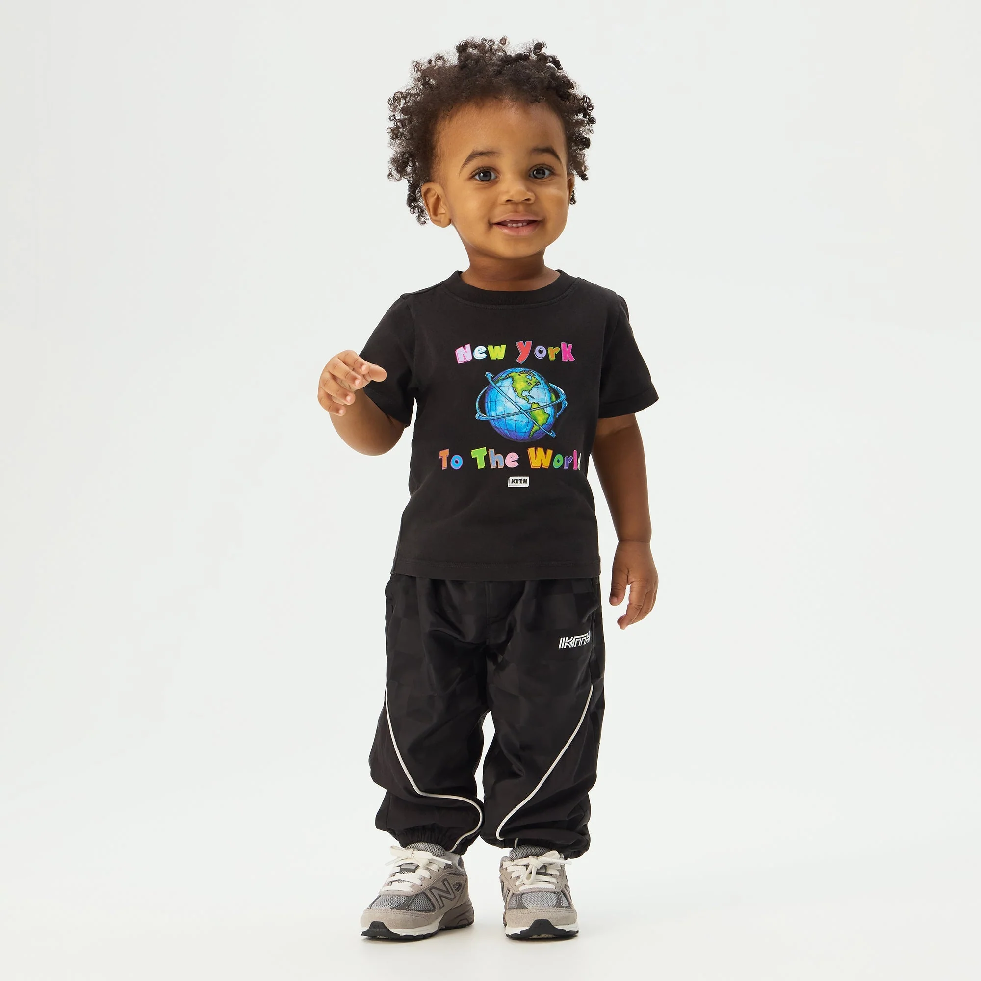 Kith Baby New York to the World Vintage Tee - Black - Image 2