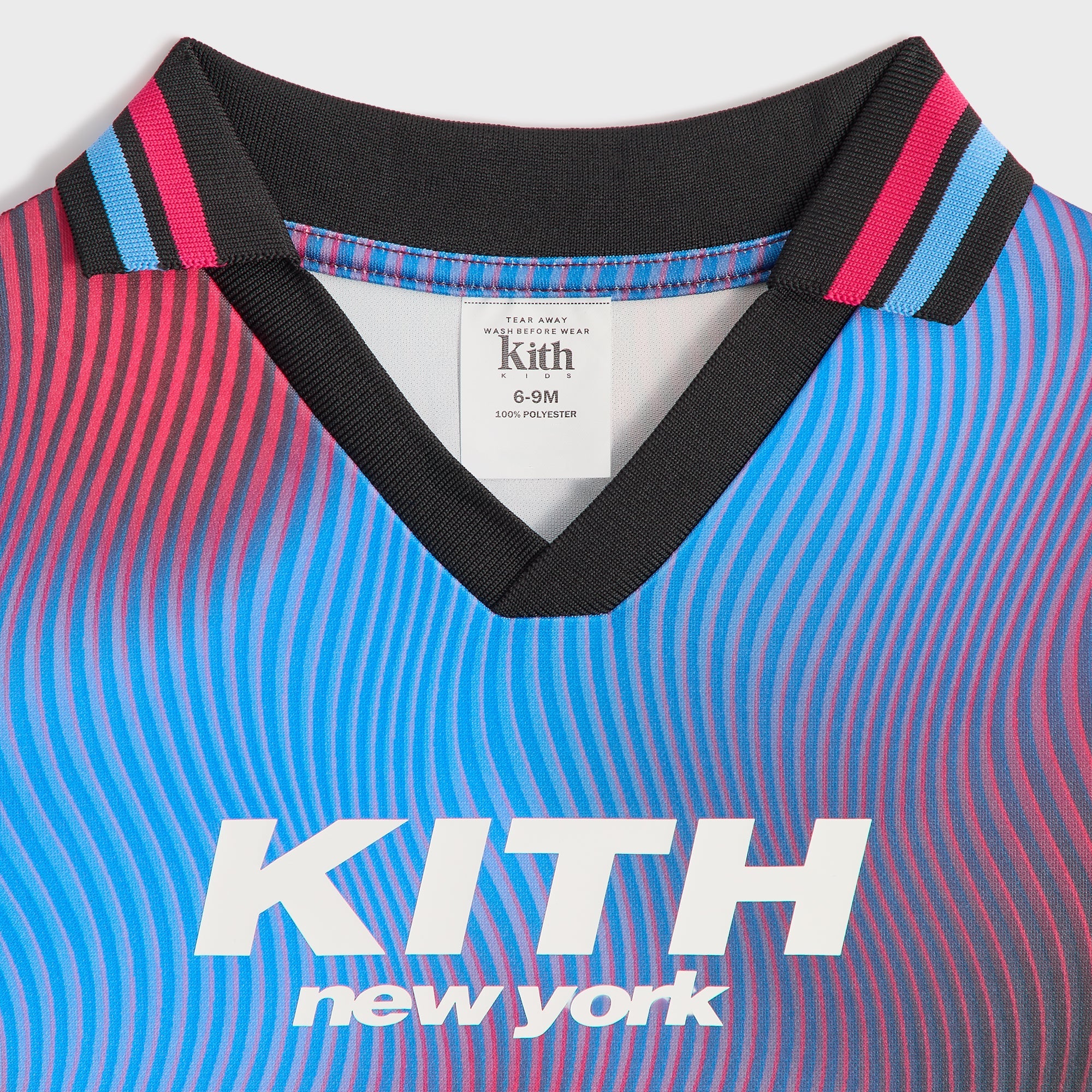 Kith Baby Wavy Ombre Edison Soccer Polo - Black - Image 4