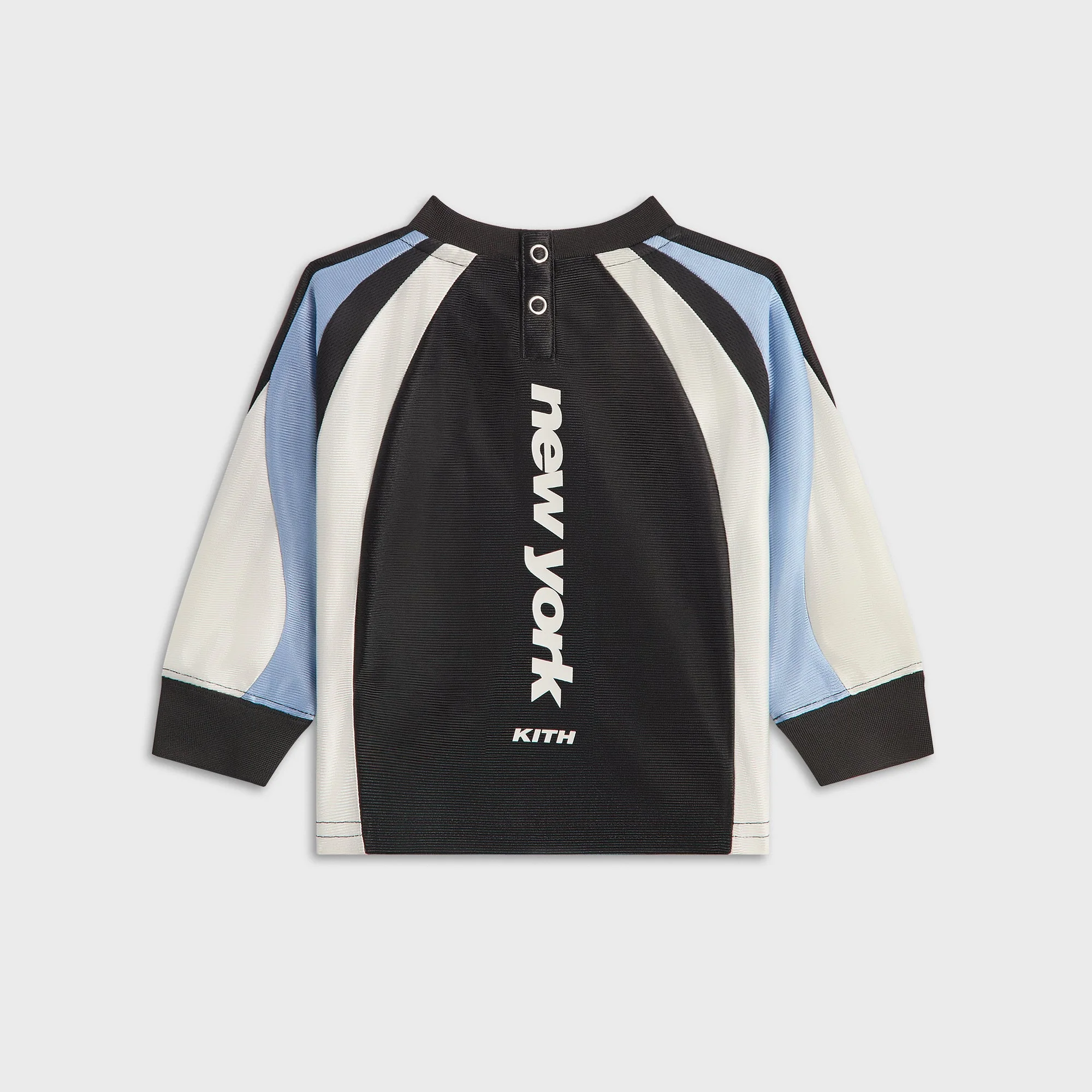 Kith Baby Blocked Ridley Tech Long Sleeve Tee - Nassau - Image 3