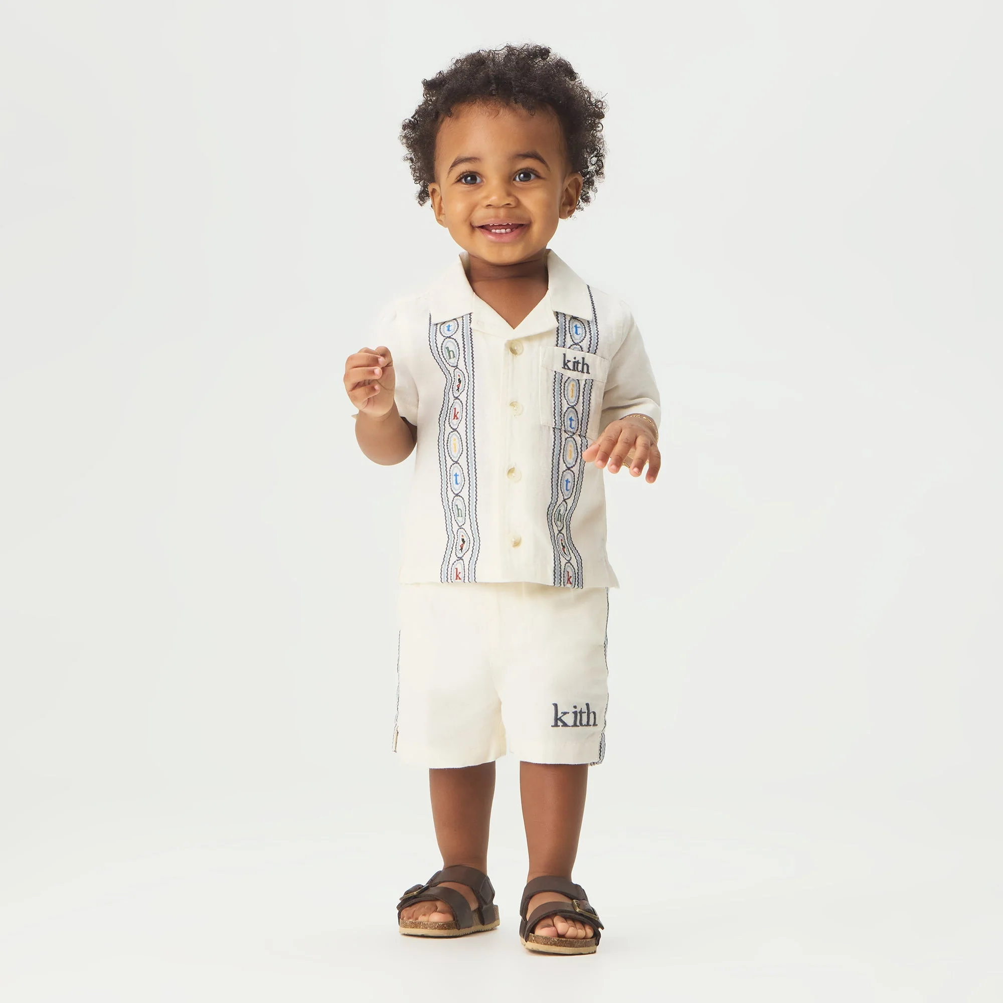 Kith Baby Novelty Embroidered Thompson Collared Shirt - Silk - Image 2