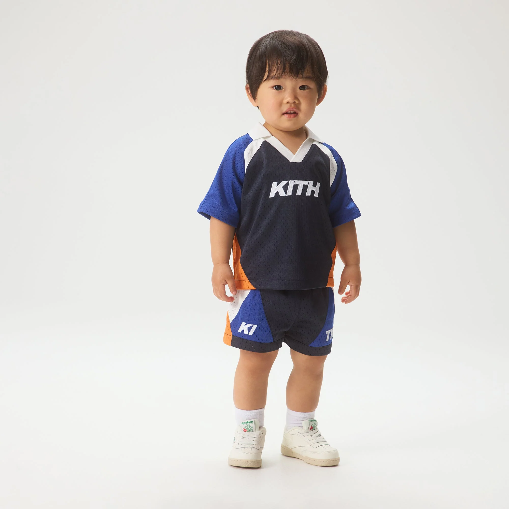 Kith Baby Soccer Polo Mesh Shirt - Nocturnal - Image 2