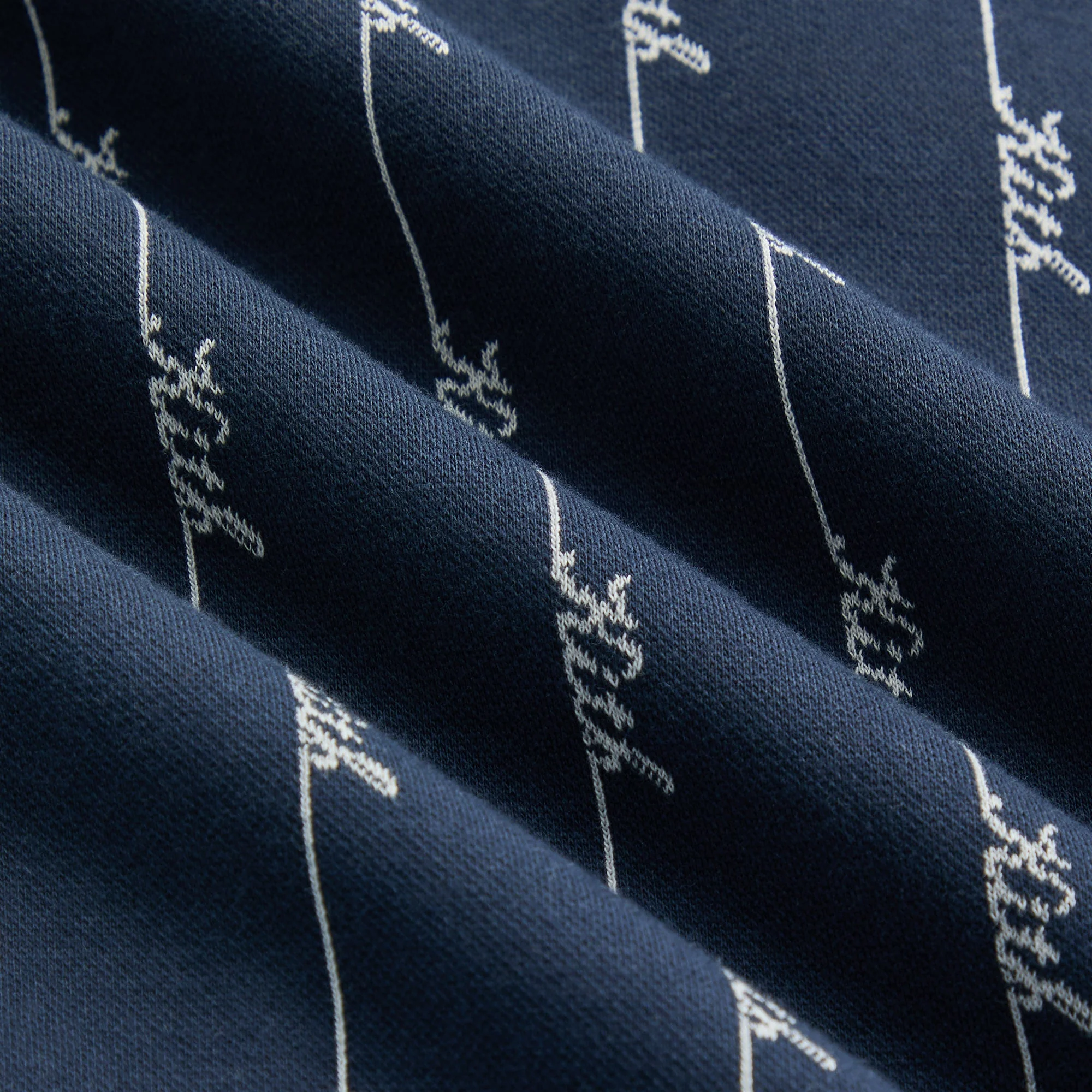 Kith Baby Script Knit Tilden Polo - Nocturnal - Image 5