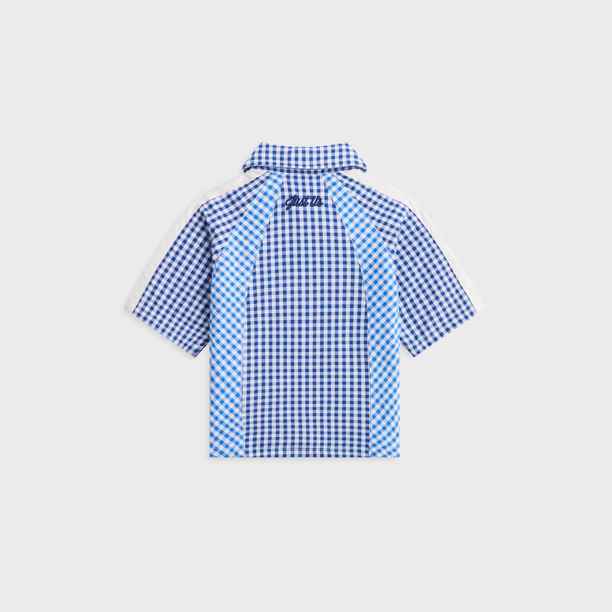 Kith Baby Color-Blocked Gingham Apollo Shirt - Layer - Image 3
