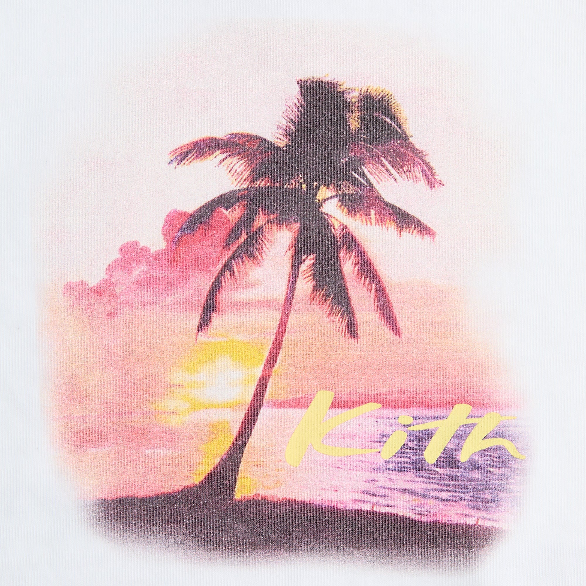 Kith Baby Sunset Palm Graphic Tee - White - Image 4