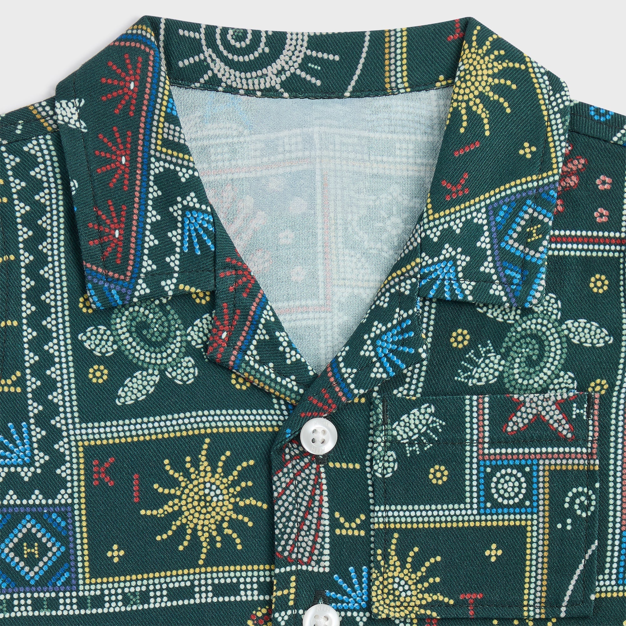 Kith Baby Beach Tile Thompson Camp Shirt - Stadium - PH - Image 4