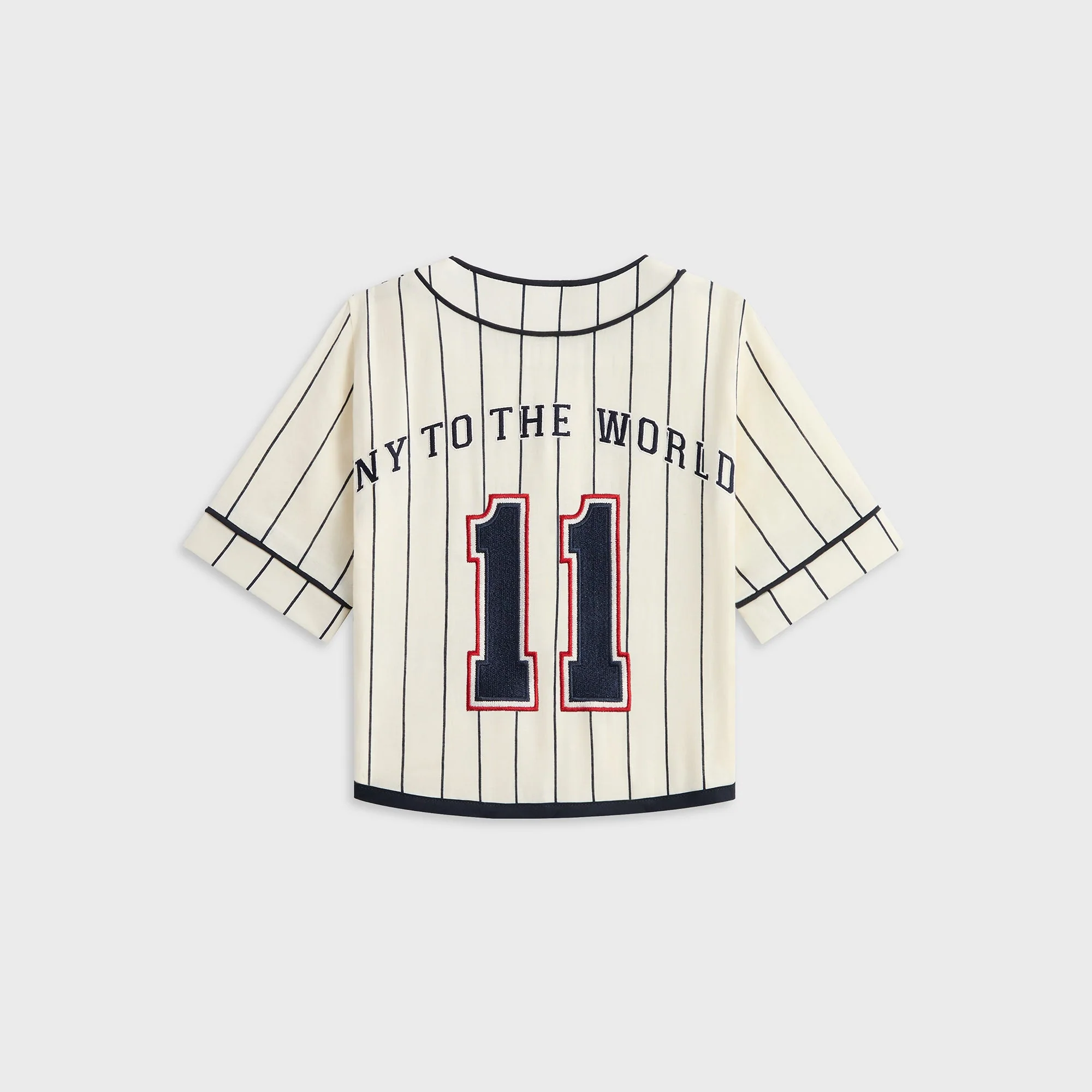Kith Baby Pinstripe Baseball Shirt - Silk - Image 3